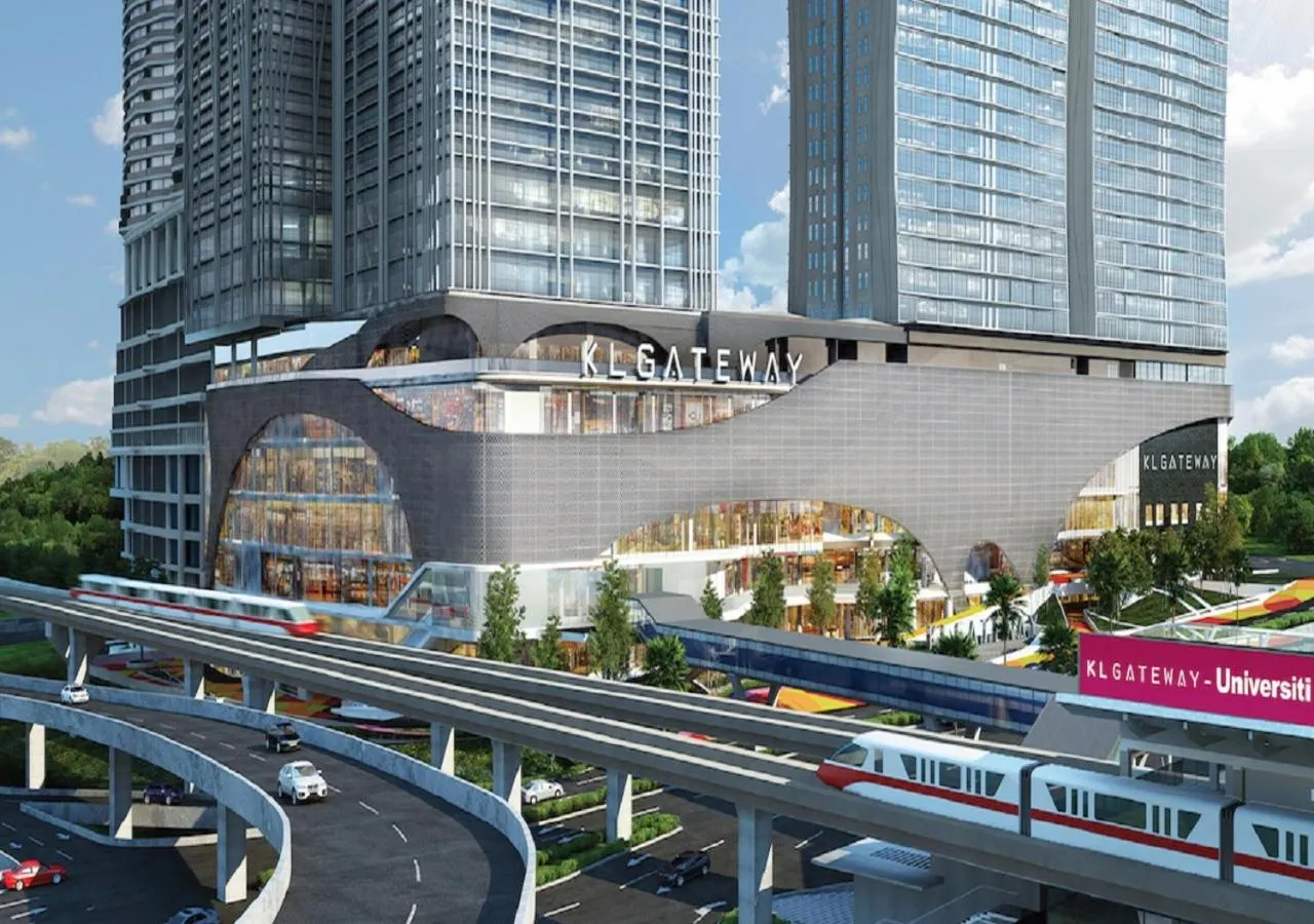 Property building in KL Gateway Premium Residences by Moka
