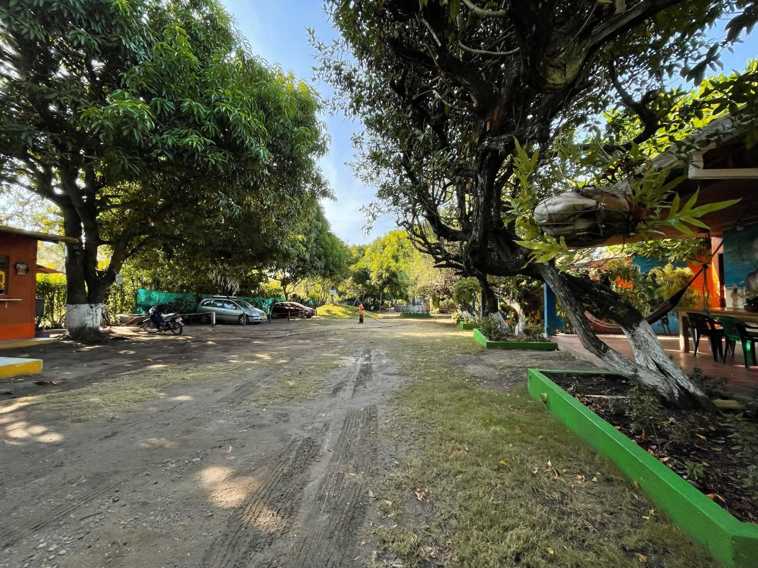 Patio in Cabañas Los Venaos