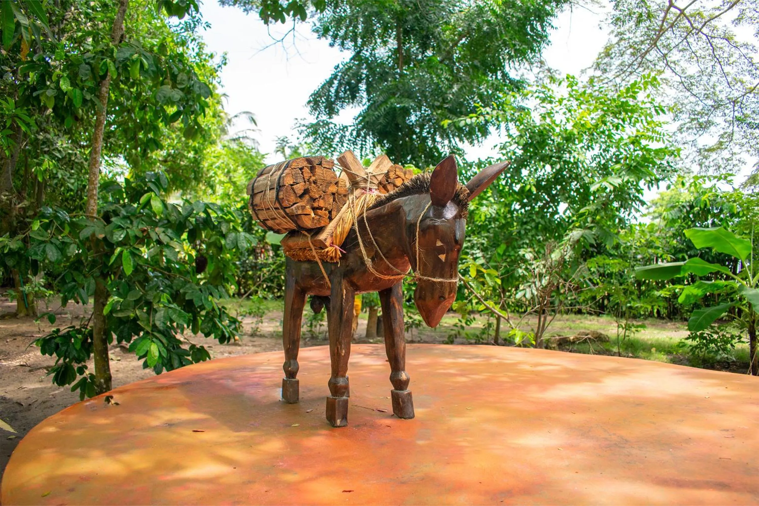 Patio in Cabañas Los Venaos