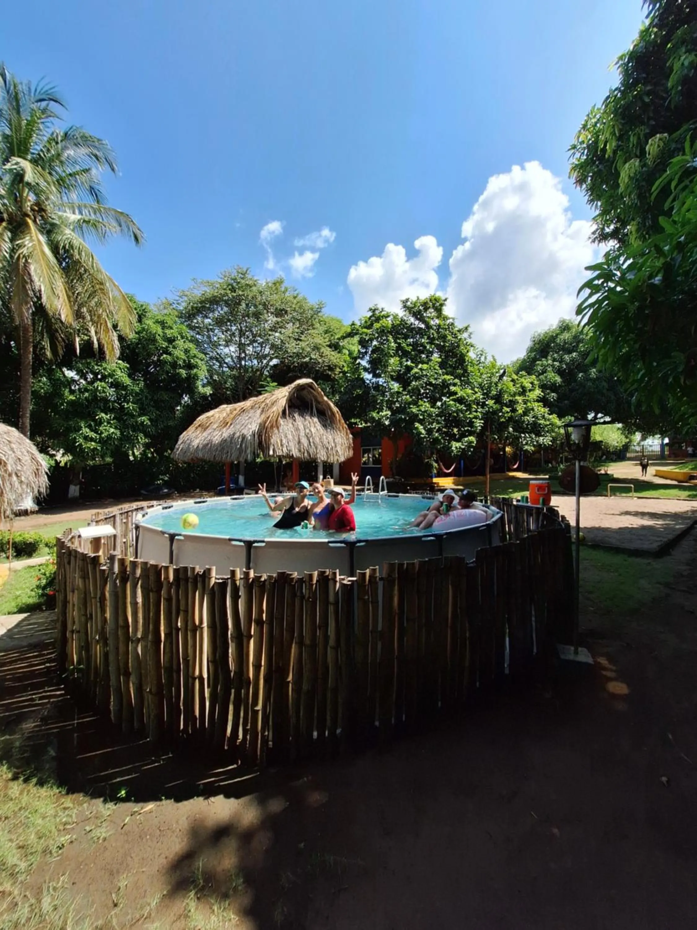 Swimming pool in Cabañas Los Venaos