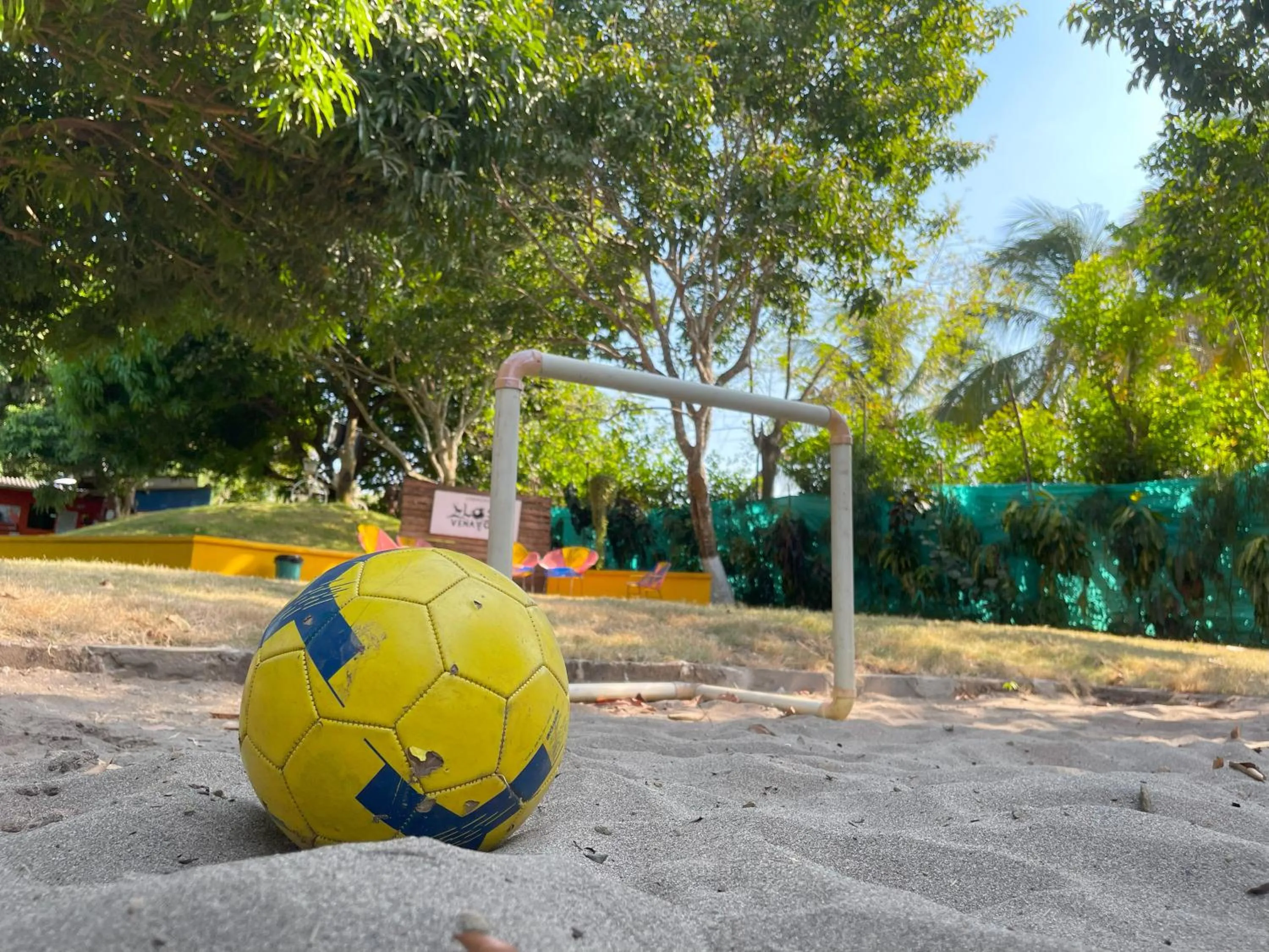 Patio in Cabañas Los Venaos