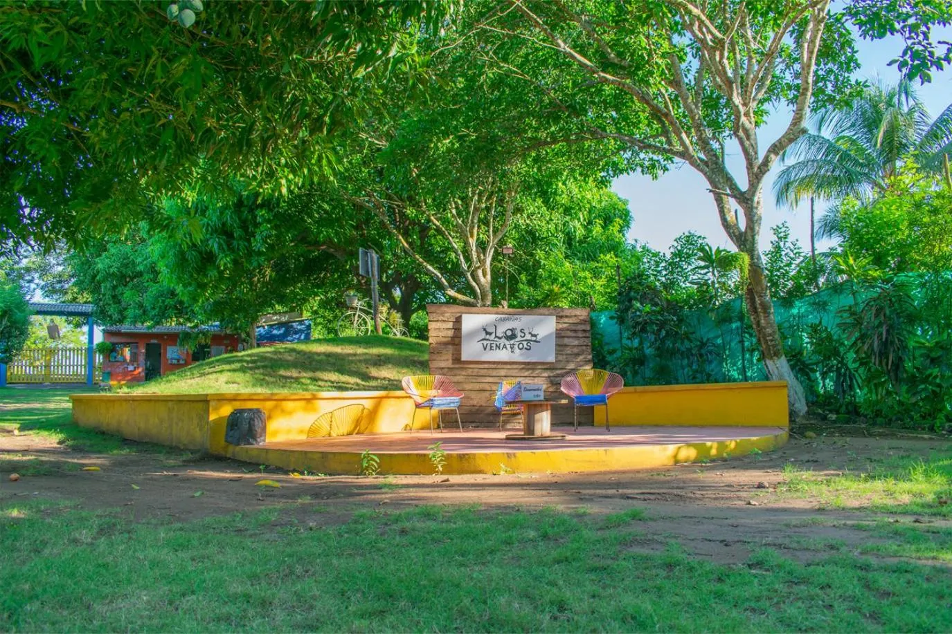 Garden in Cabañas Los Venaos