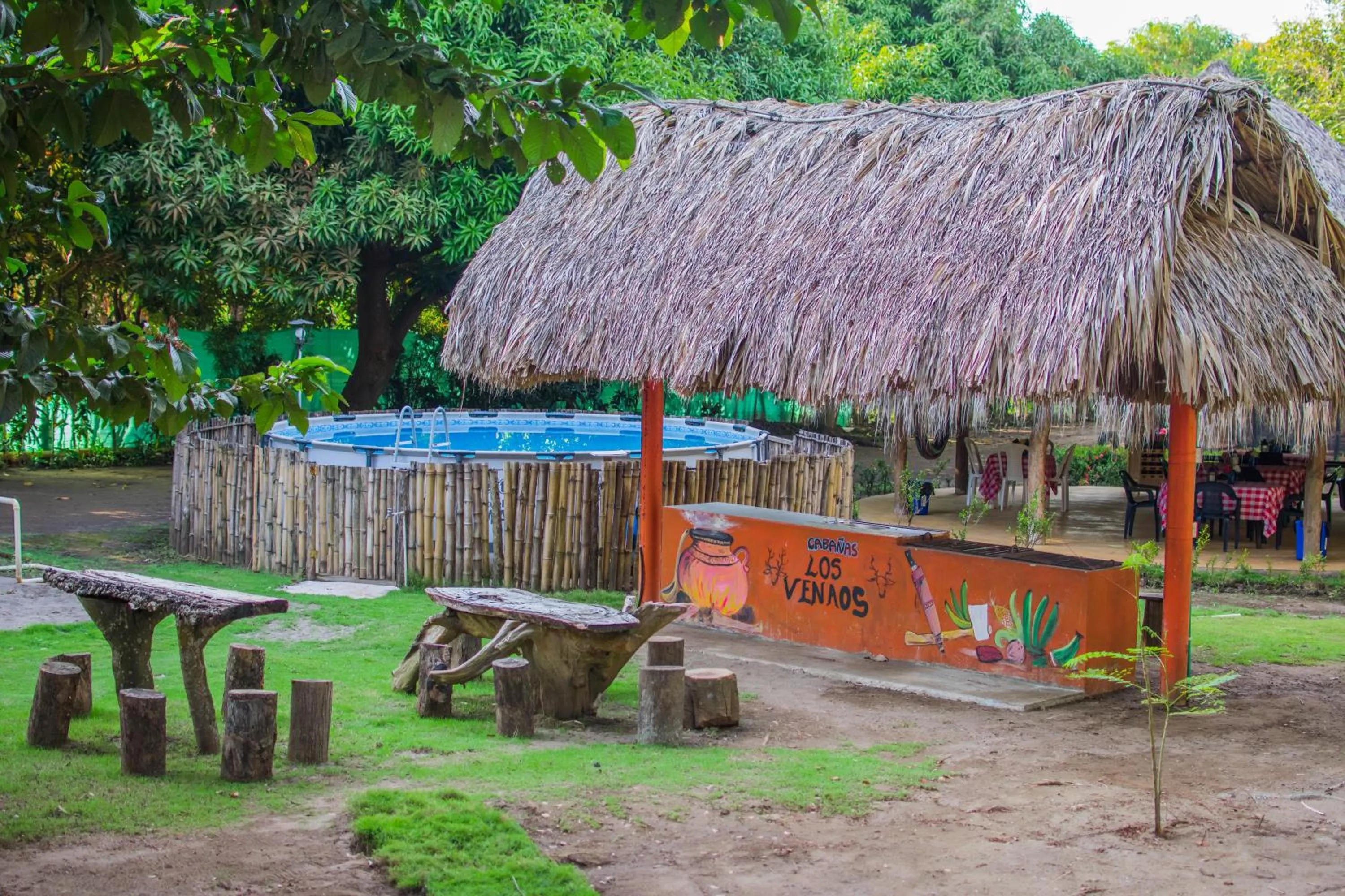 Swimming pool in Cabañas Los Venaos