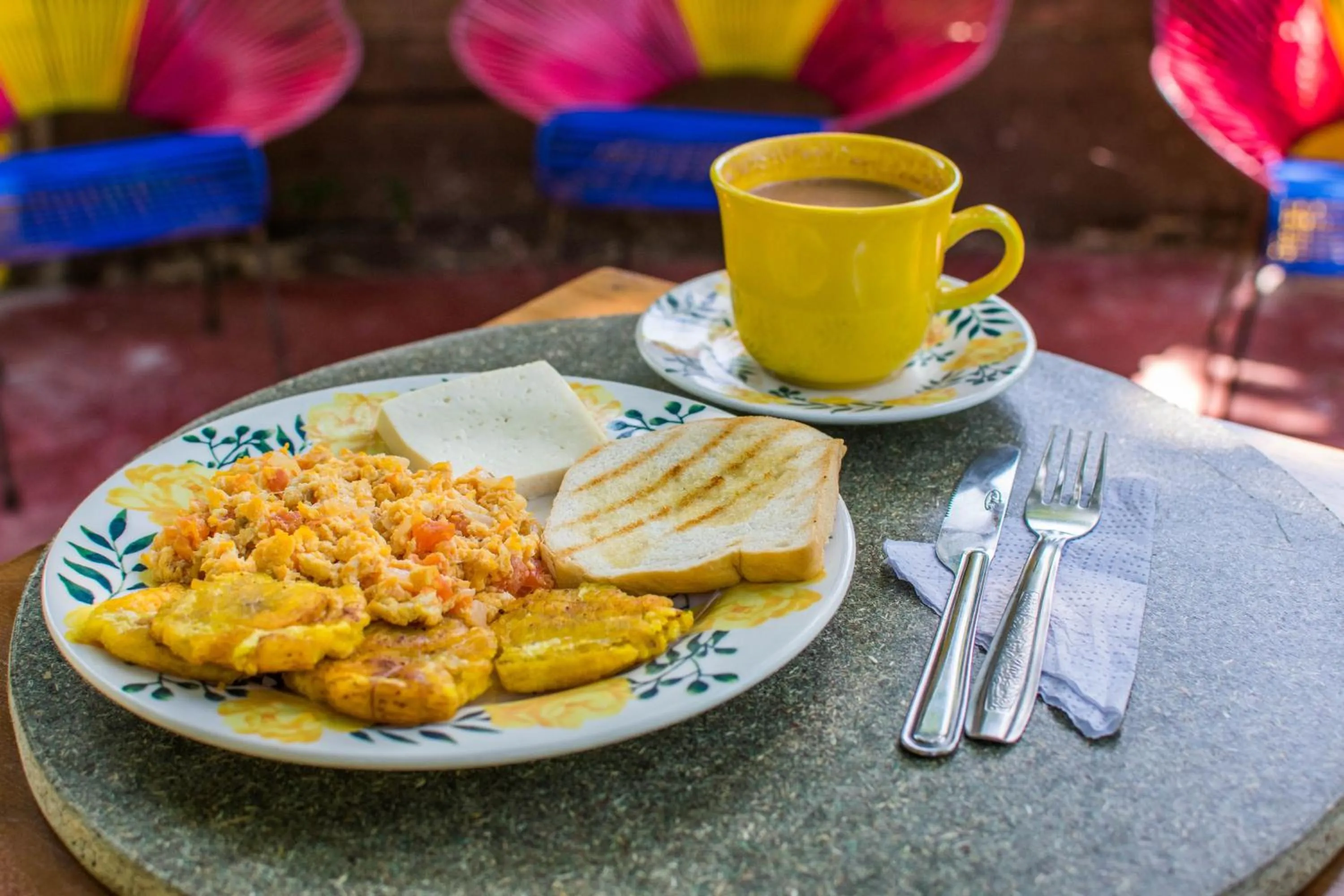 Breakfast in Cabañas Los Venaos