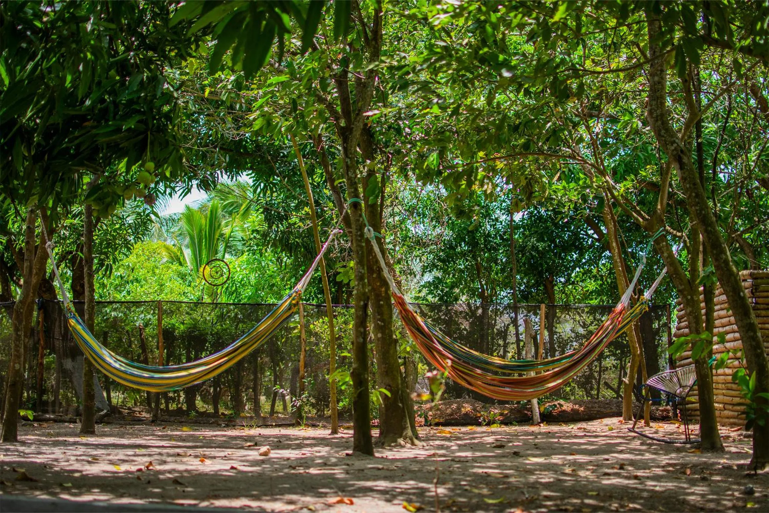 Patio in Cabañas Los Venaos