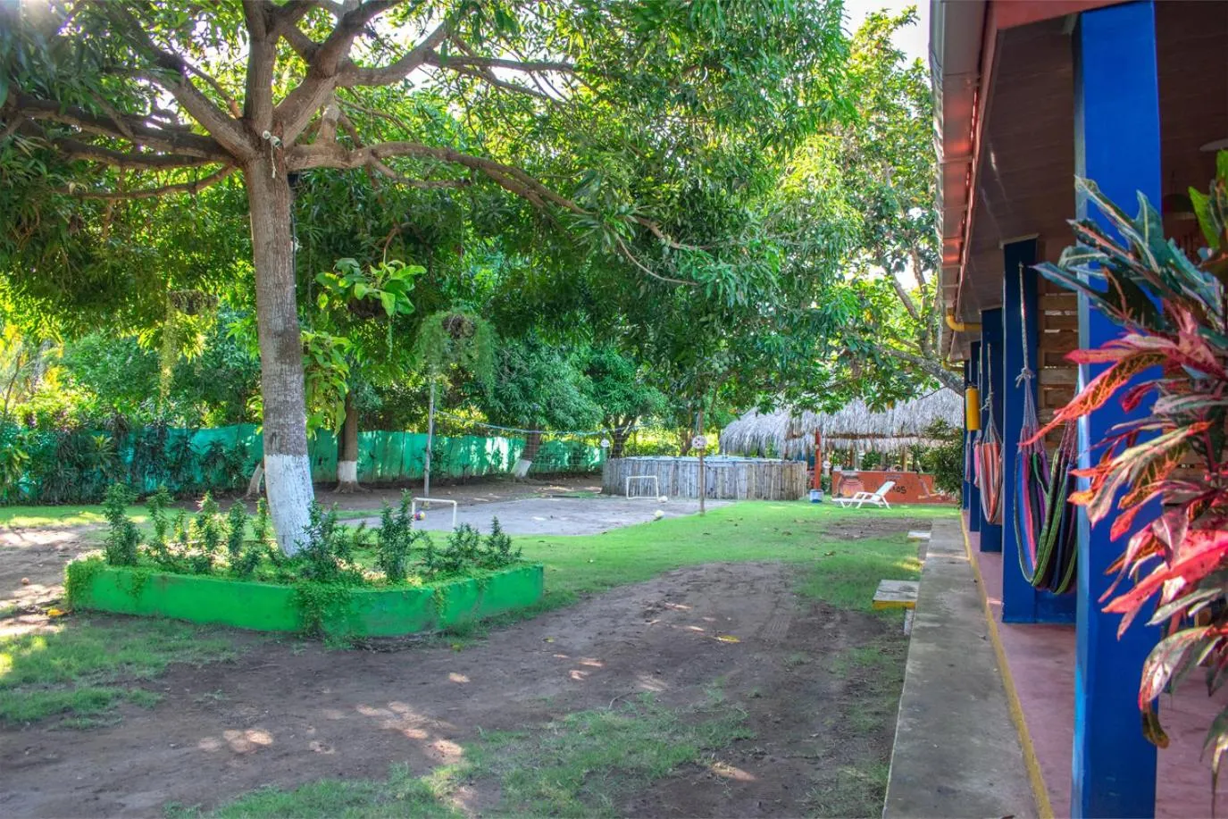 Garden in Cabañas Los Venaos