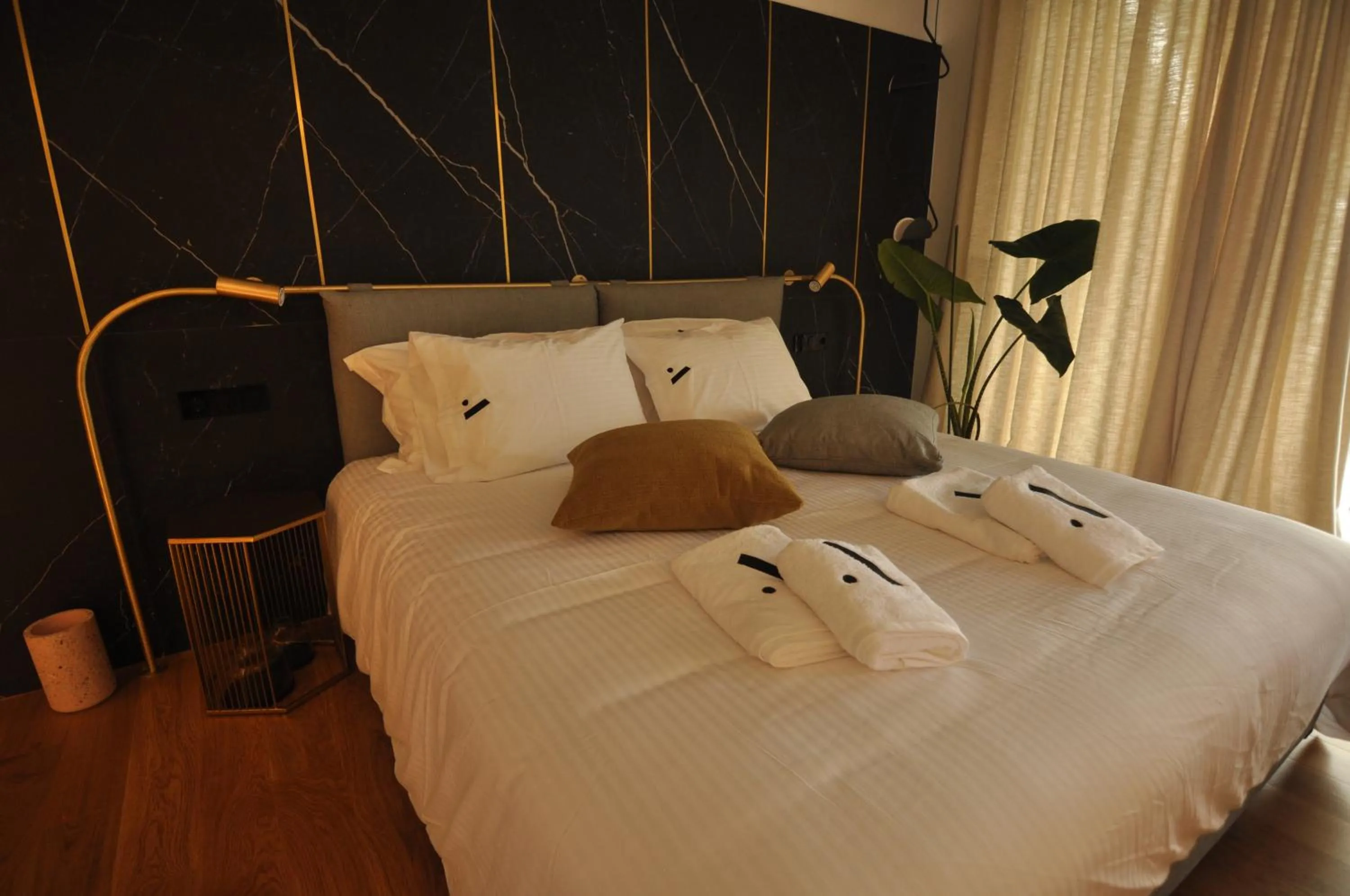 Bed in Athinaion Recreation Suites