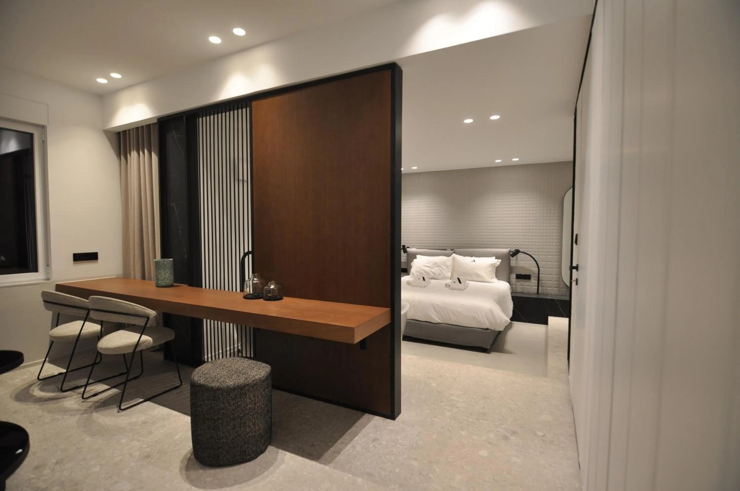 Bed in Athinaion Recreation Suites