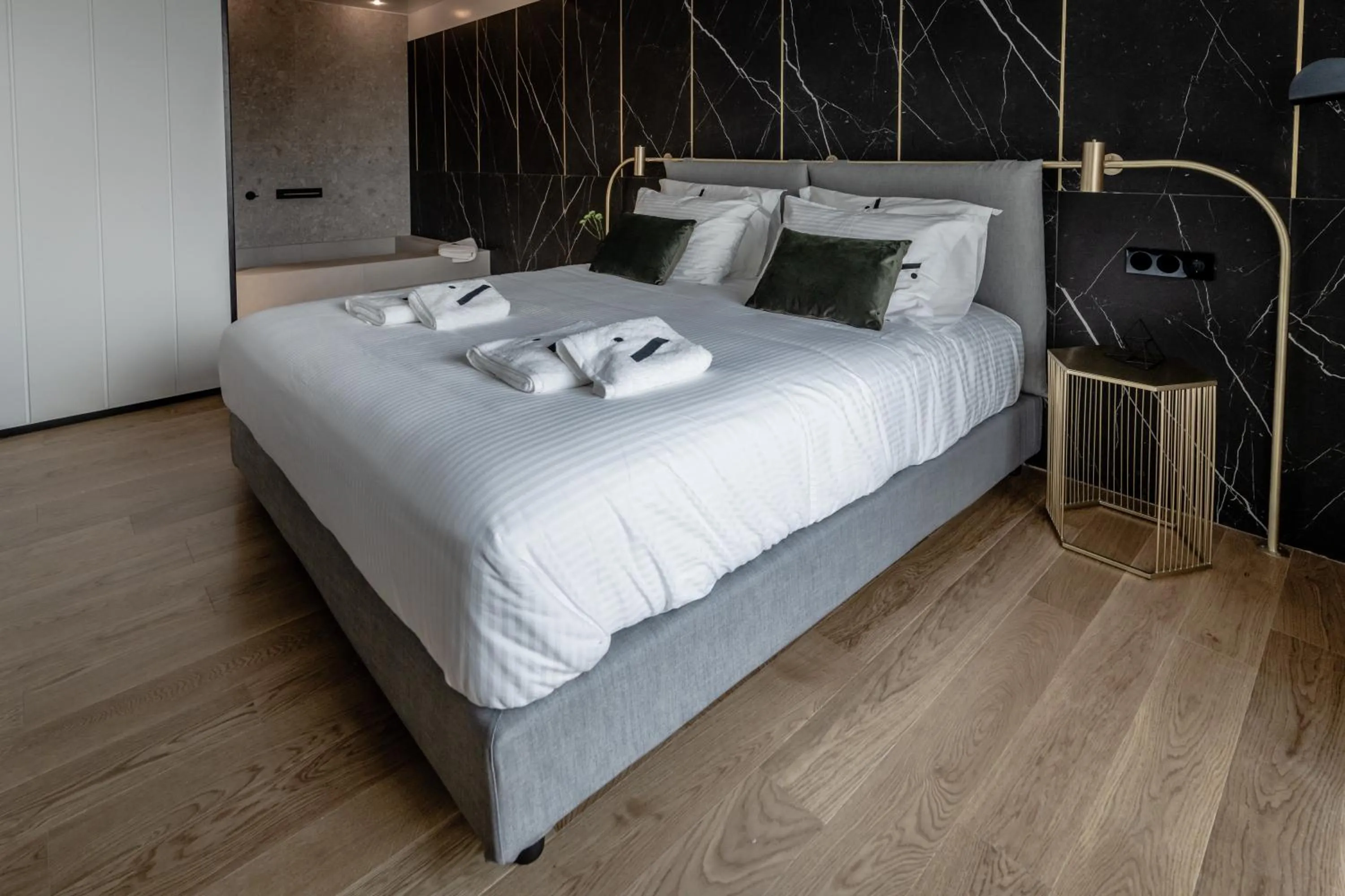 Bed in Athinaion Recreation Suites