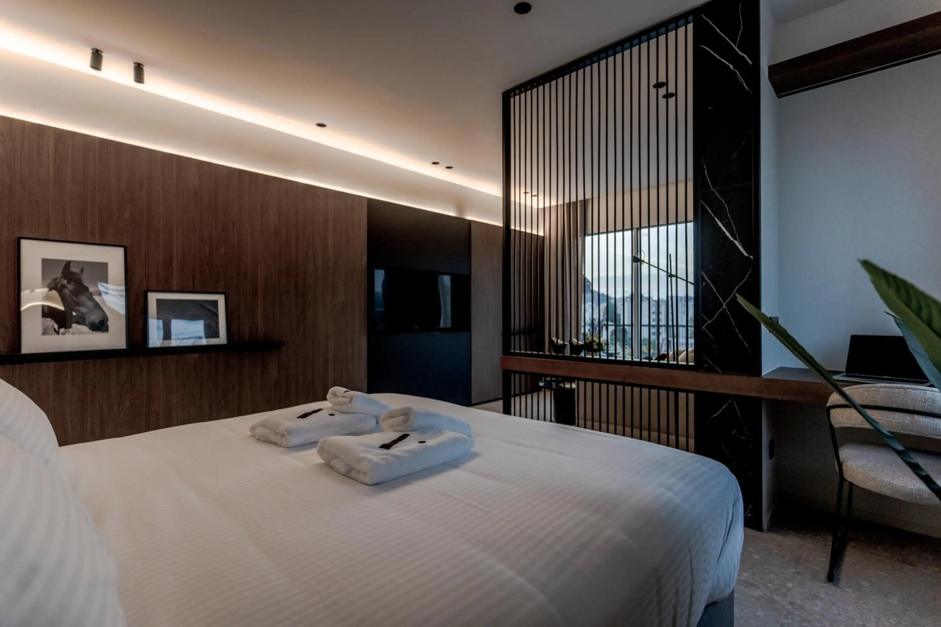 Bed in Athinaion Recreation Suites