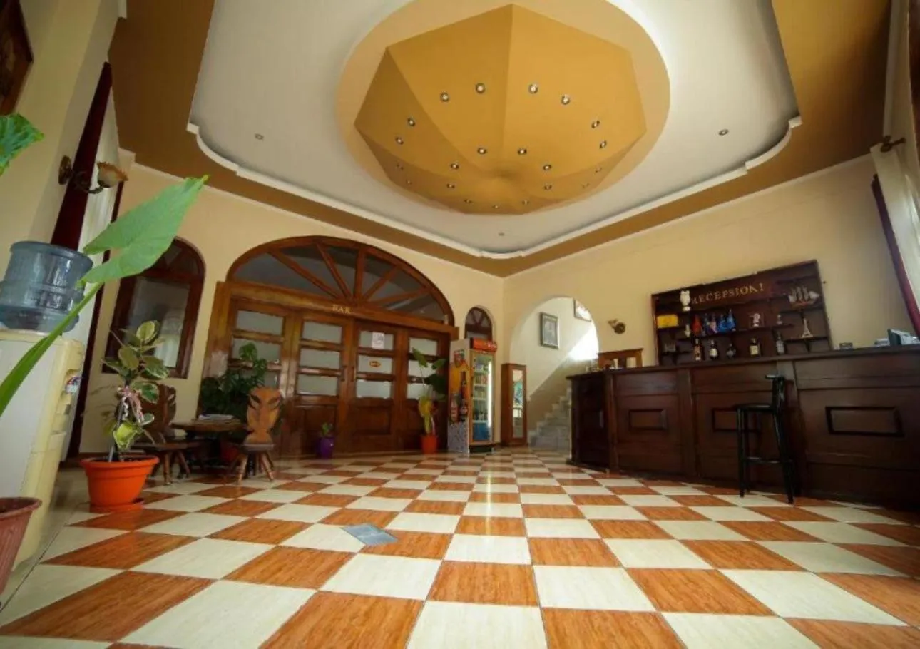 Lobby or reception in Hotel Arberia