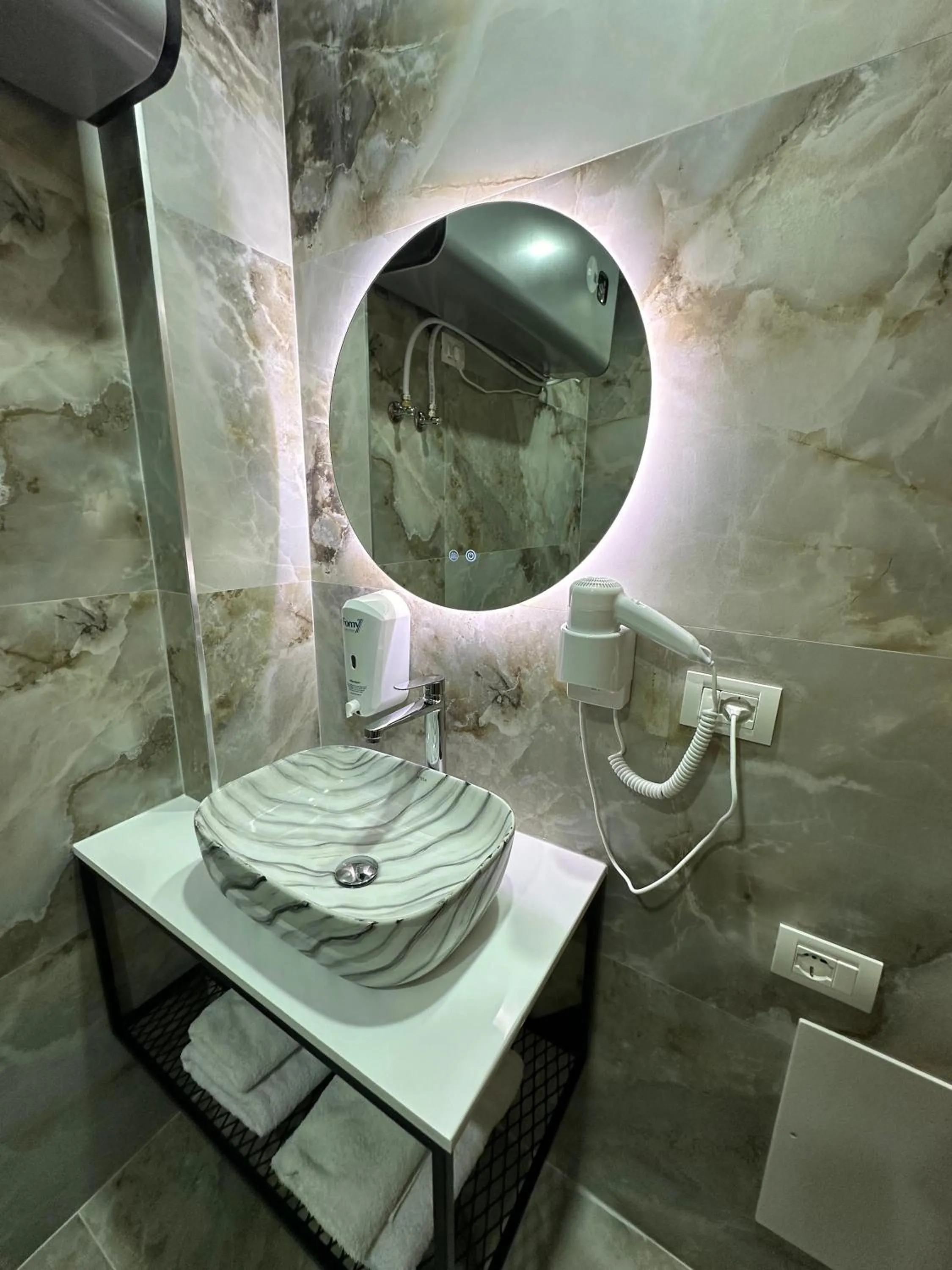 Bathroom in Hotel Arberia