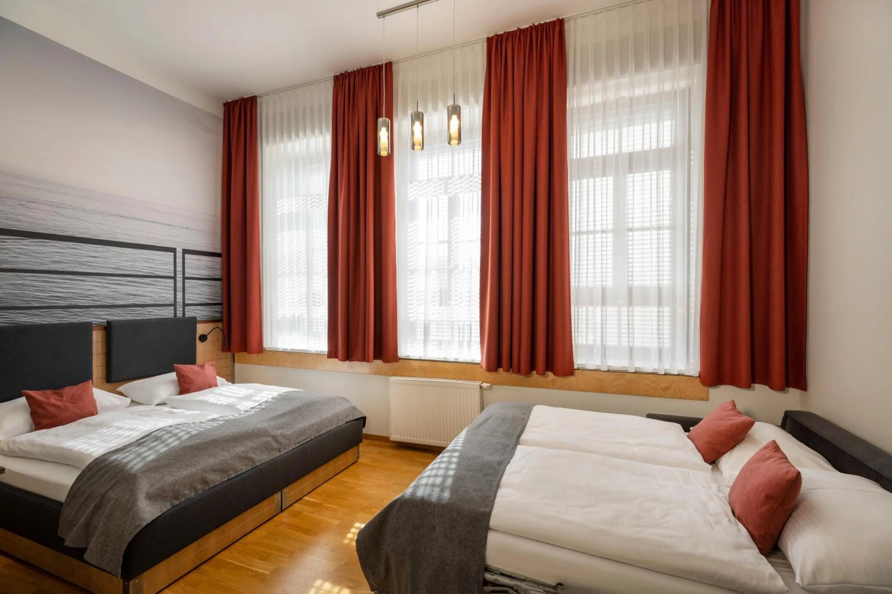 Photo of the whole room, Bed in JUFA Hotel Bregenz