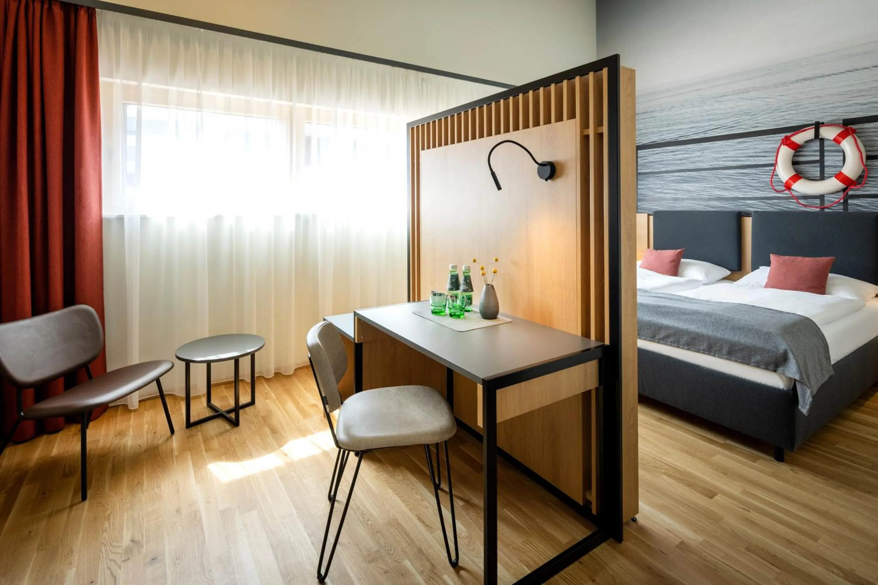 Photo of the whole room, Bed in JUFA Hotel Bregenz