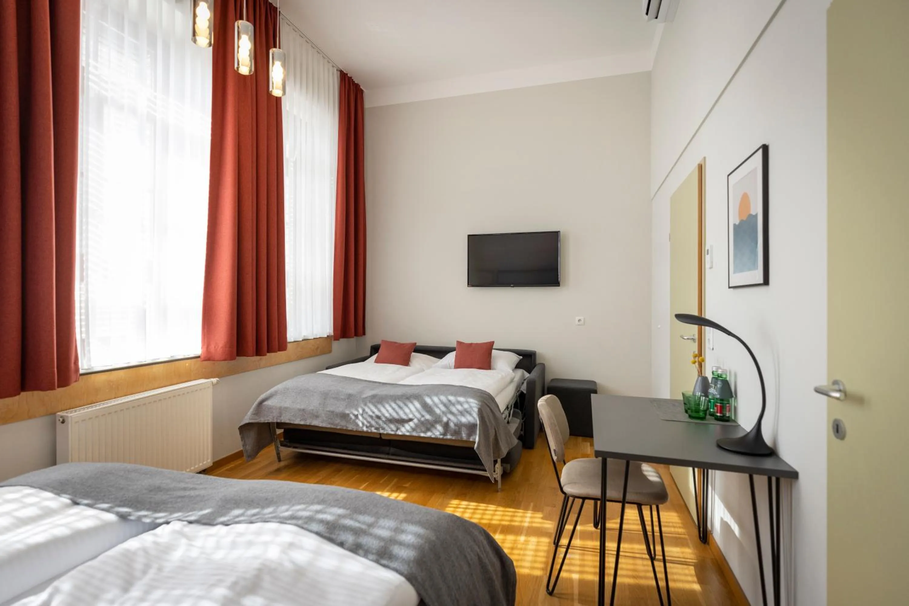 Photo of the whole room, Bed in JUFA Hotel Bregenz