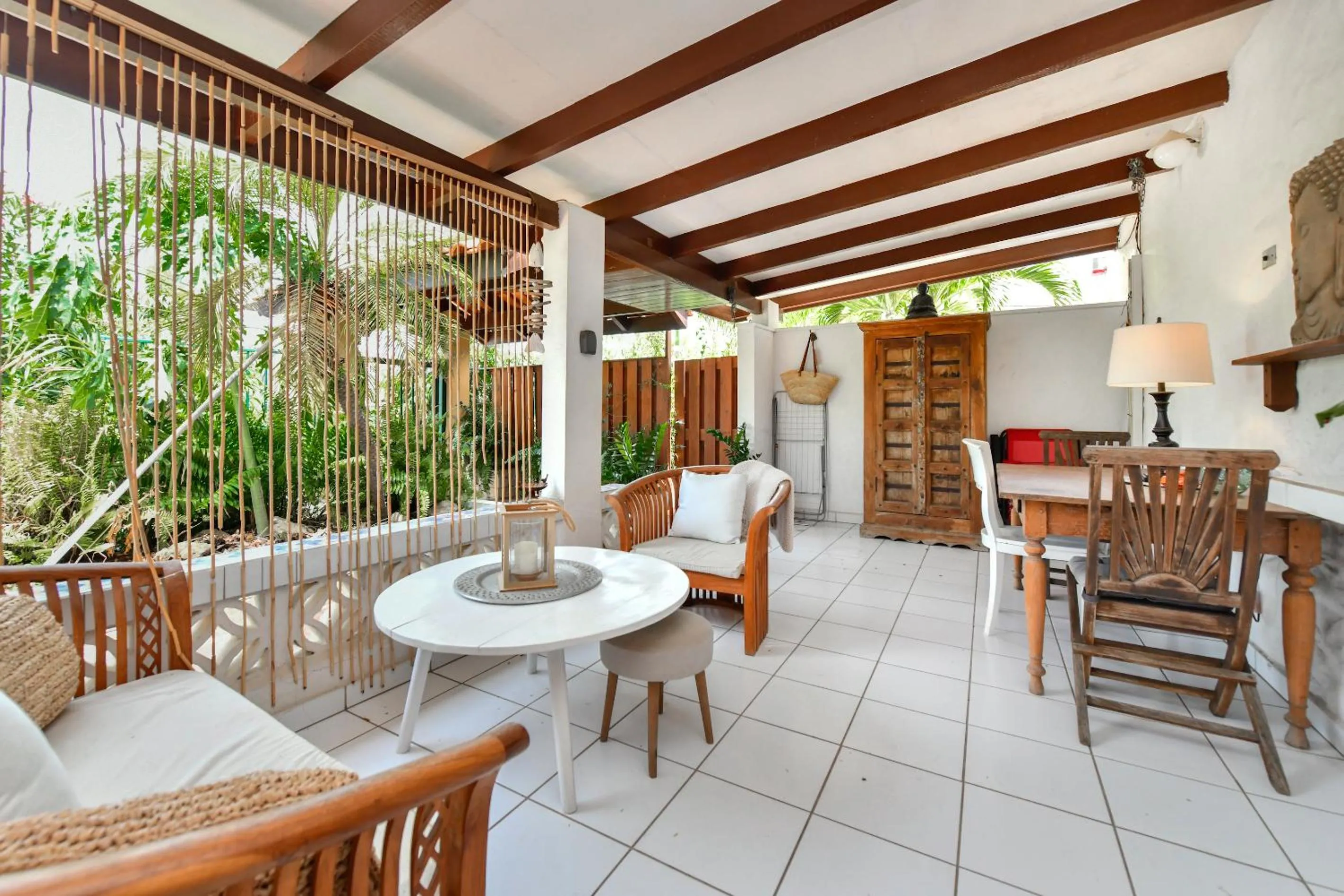 Patio in Brisas Studio Apartments