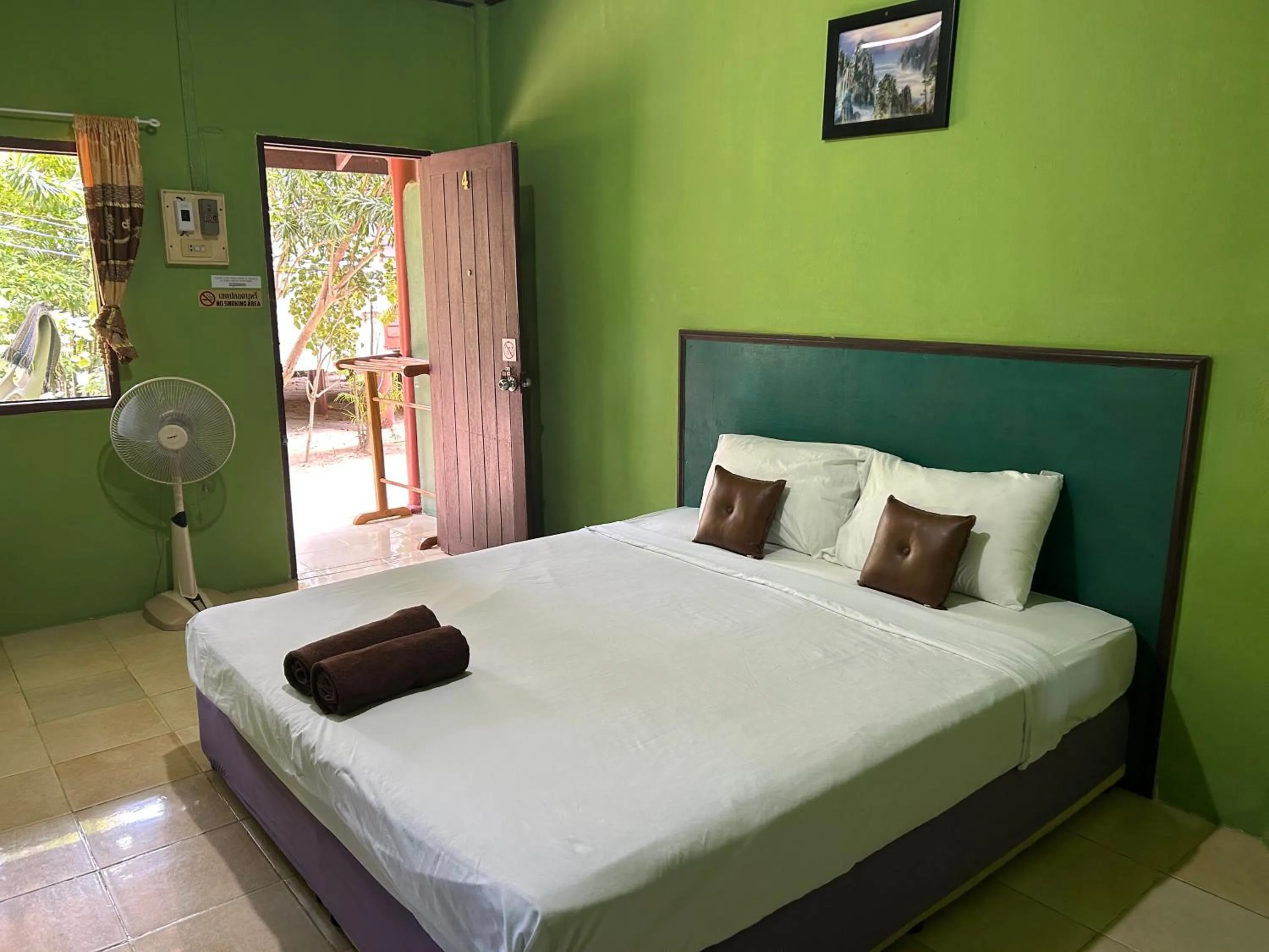 Bed in ABC Bungalow