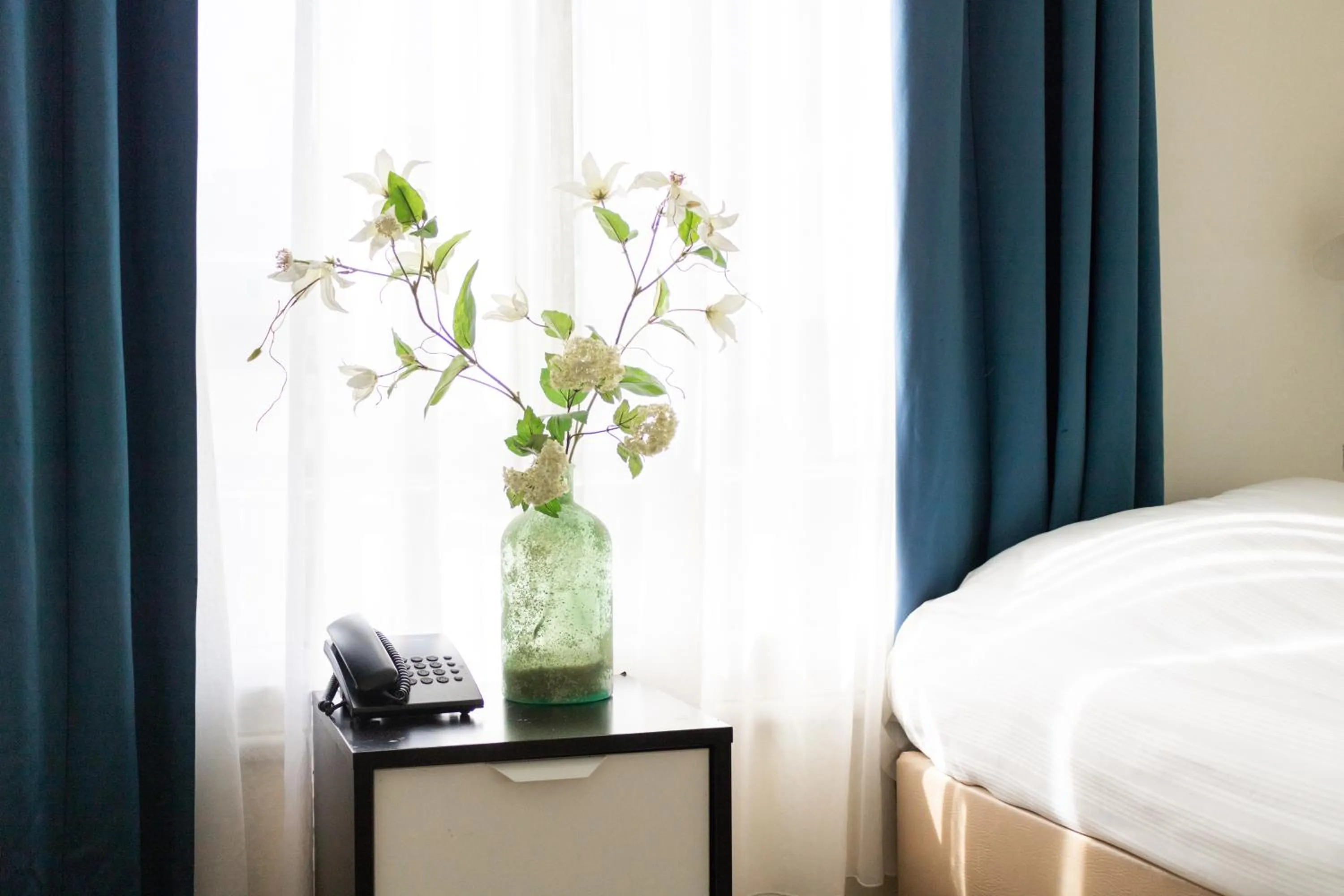 Decorative detail, Bed in Hotel Doria