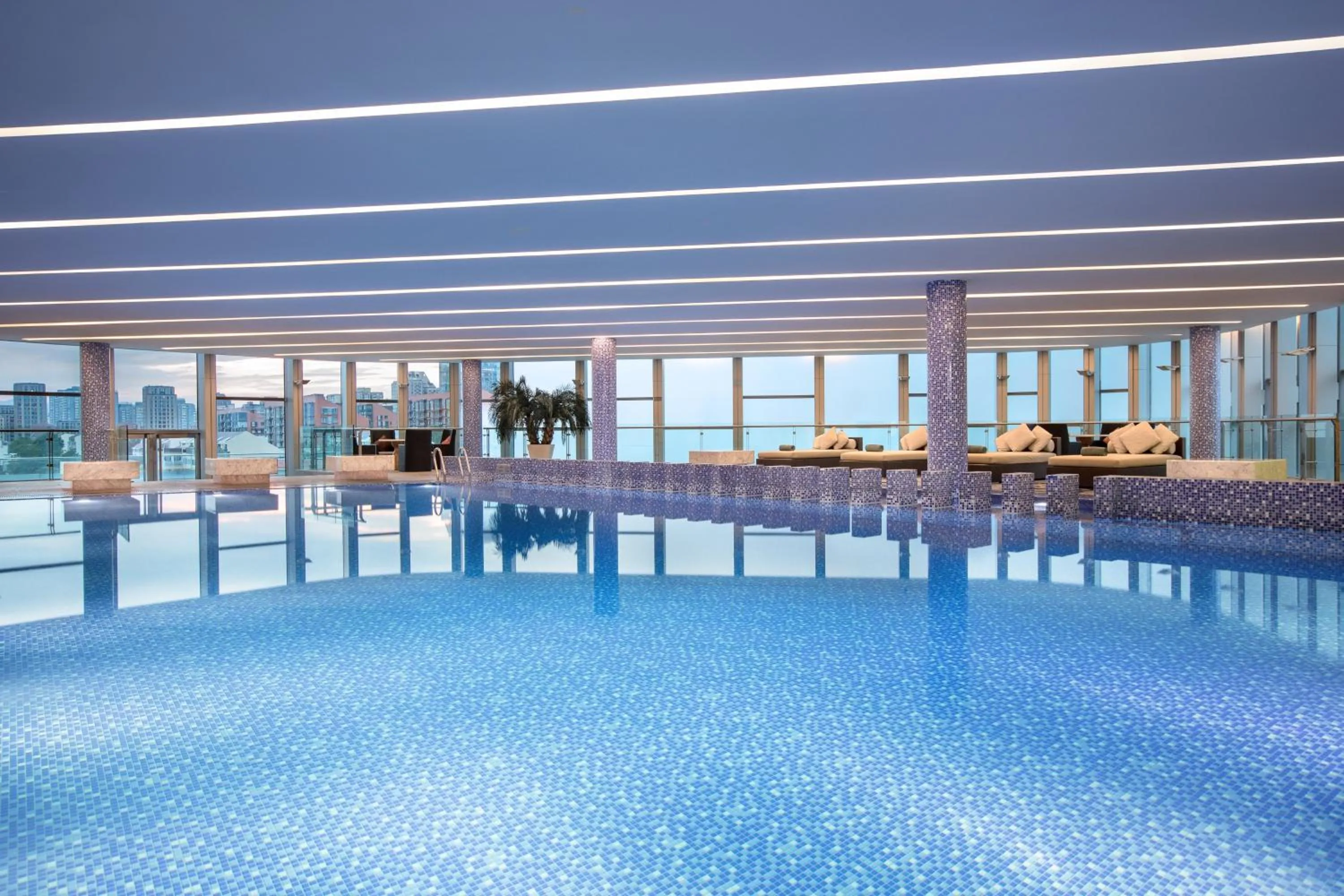Swimming pool in InterContinental Beijing Beichen by IHG