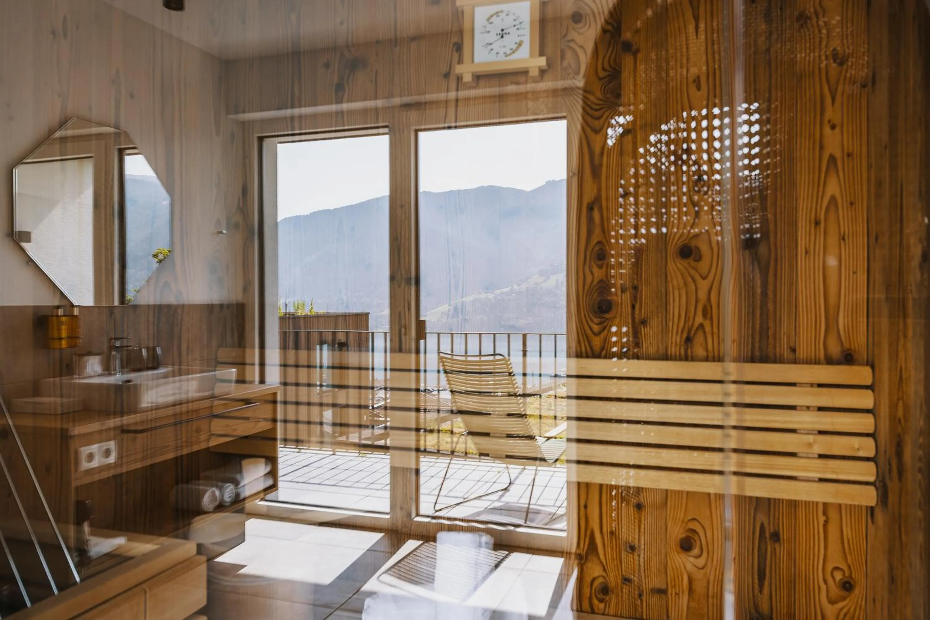 Sauna in Nikolaus by AvenidA Panoramic Wellness Suites
