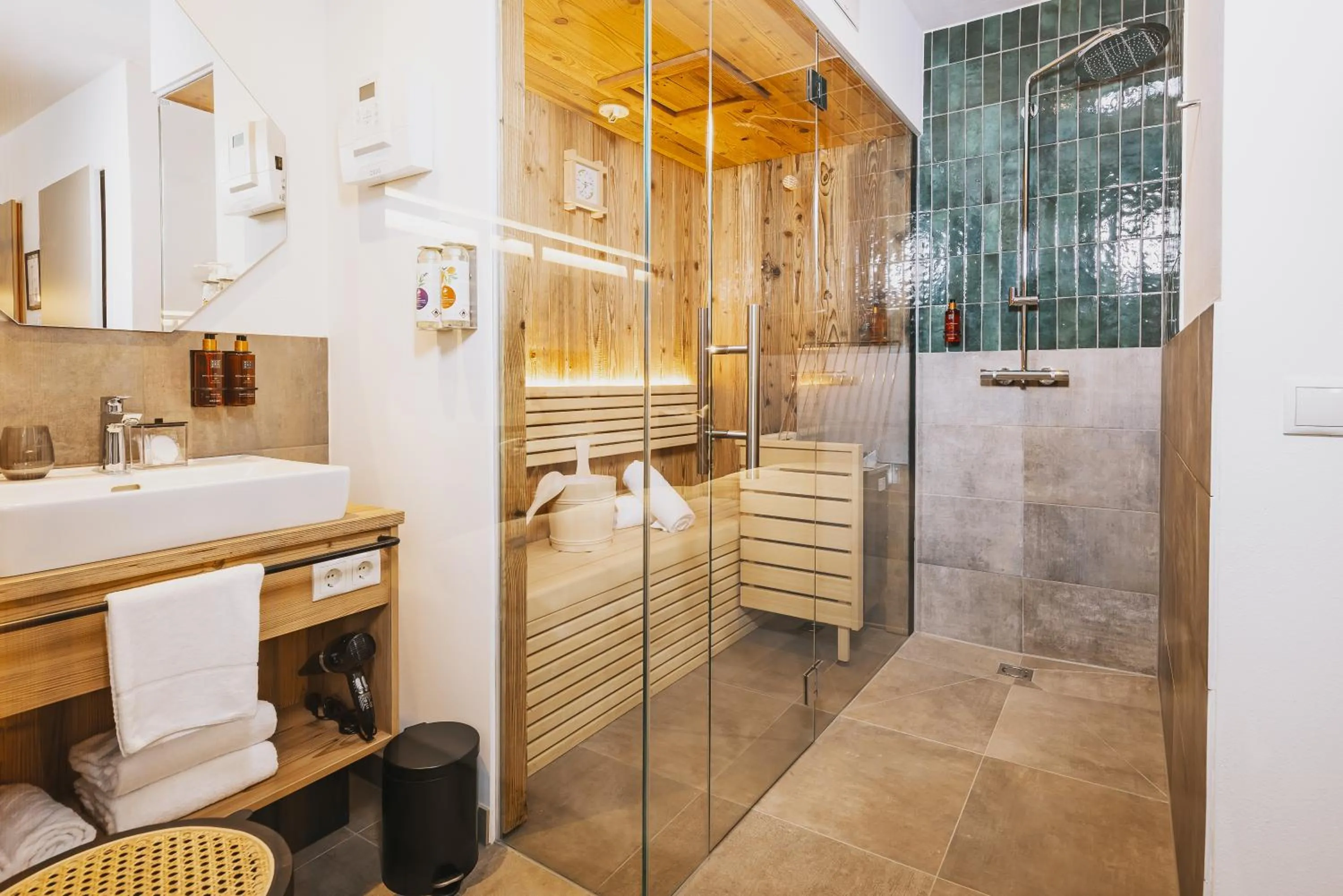 Sauna in Nikolaus by AvenidA Panoramic Wellness Suites