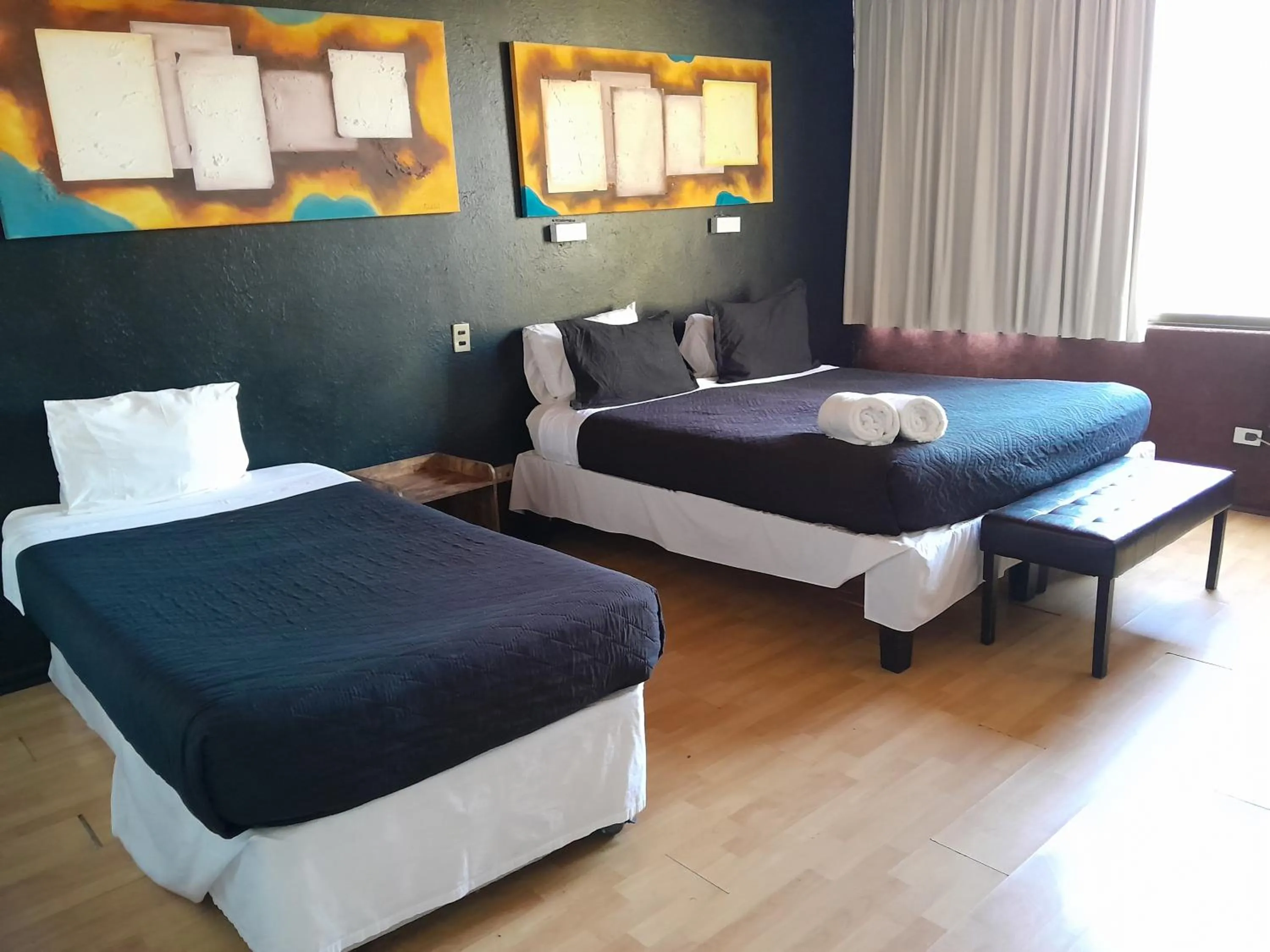 Bed in Hotel Sonetto