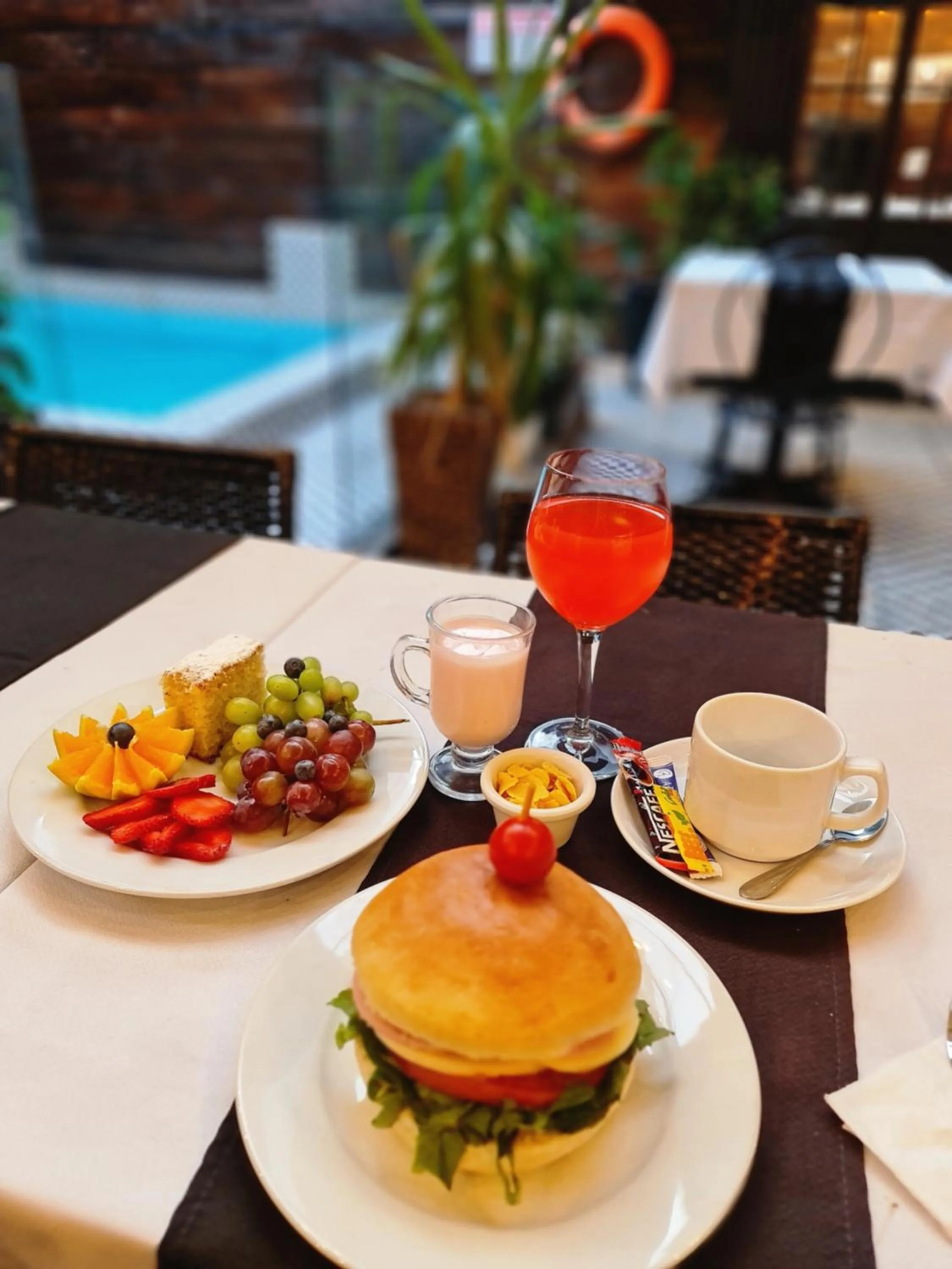 Food and drinks in Hotel Sonetto