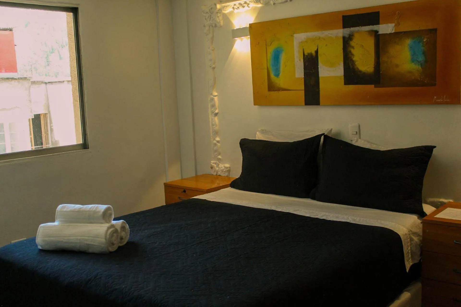 Bed in Hotel Sonetto