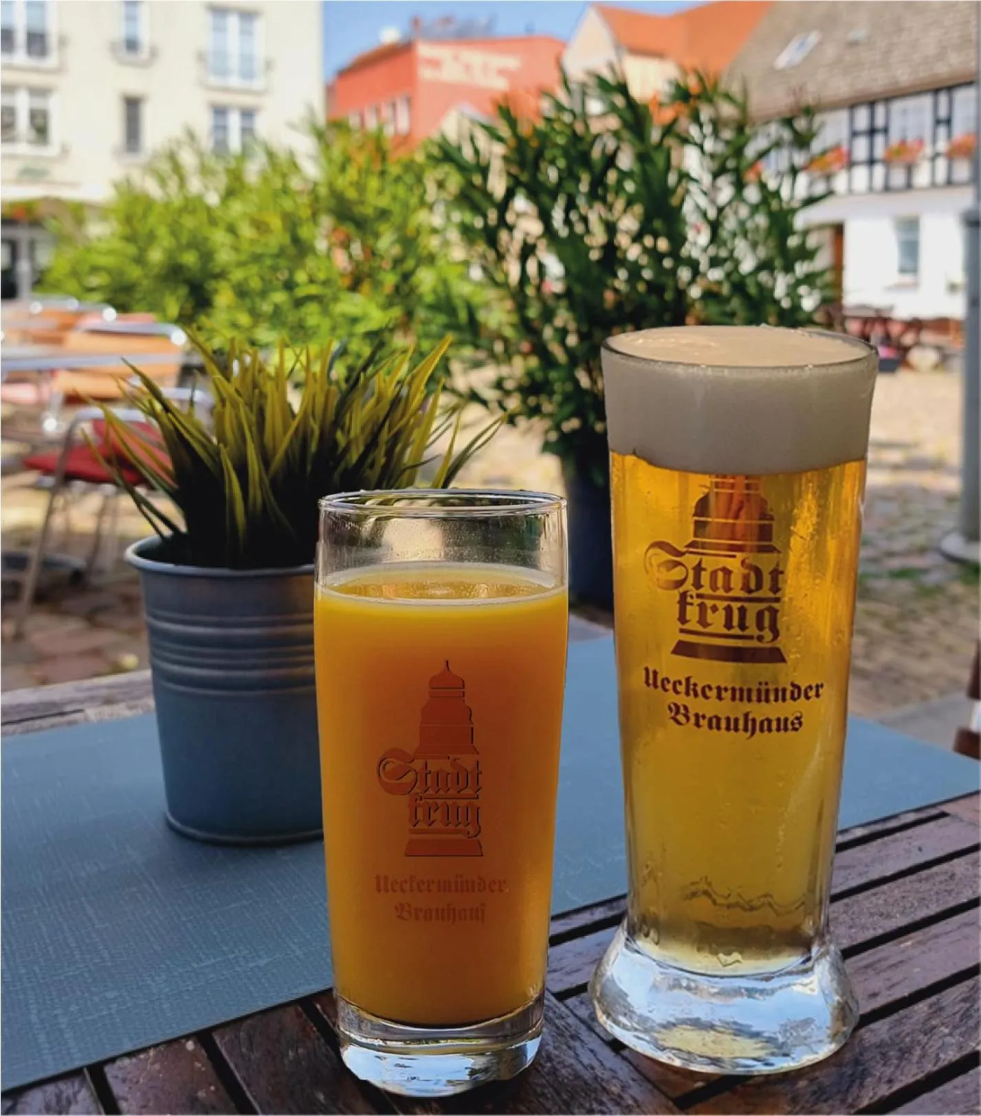 Restaurant/places to eat in Hotel Am Markt & Brauhaus Stadtkrug