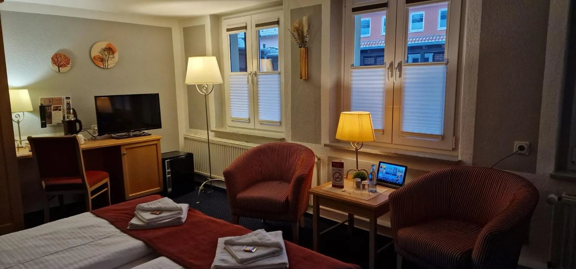 Bed in Hotel Am Markt & Brauhaus Stadtkrug