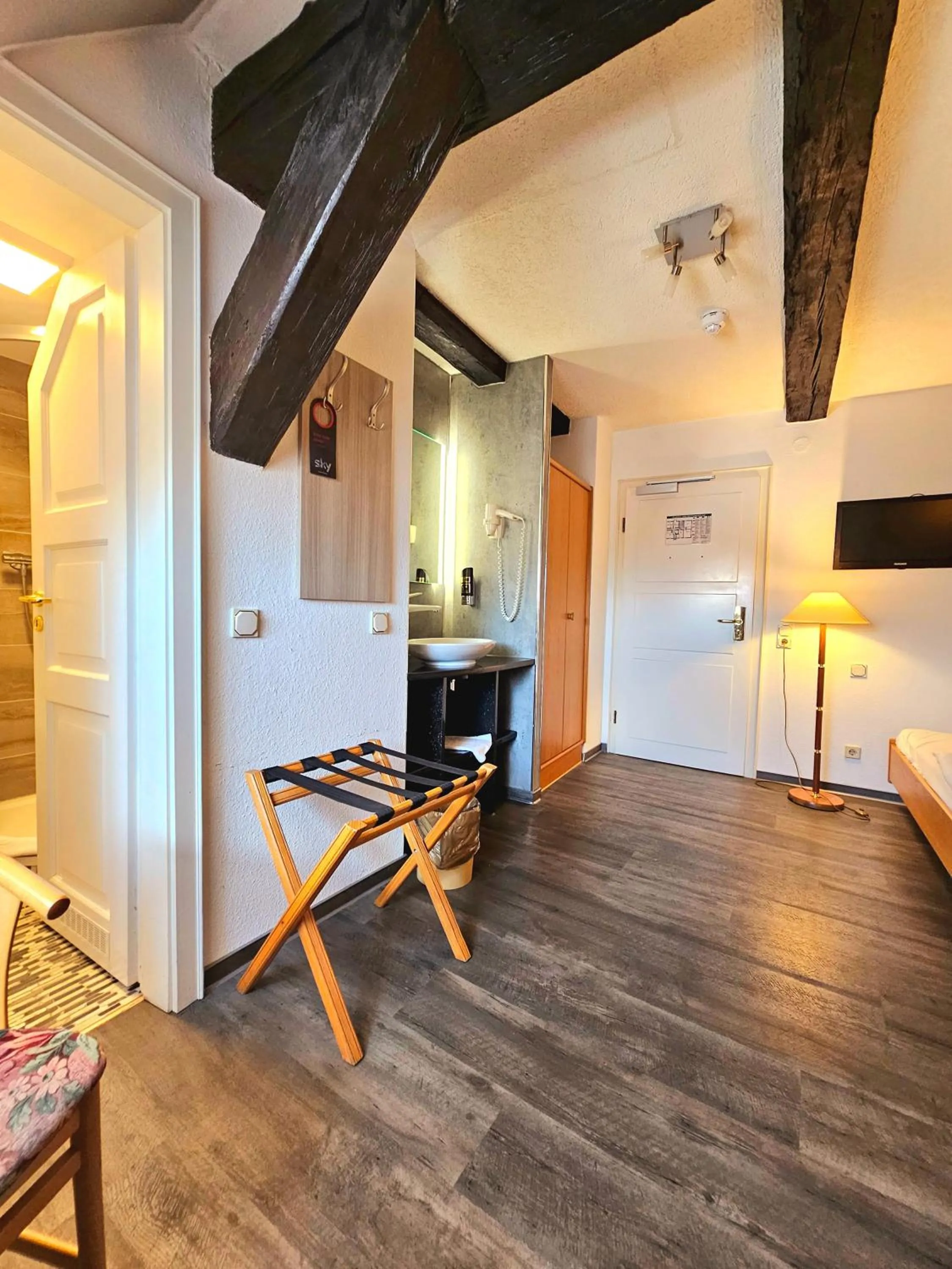 Bed in Hotel Am Markt & Brauhaus Stadtkrug