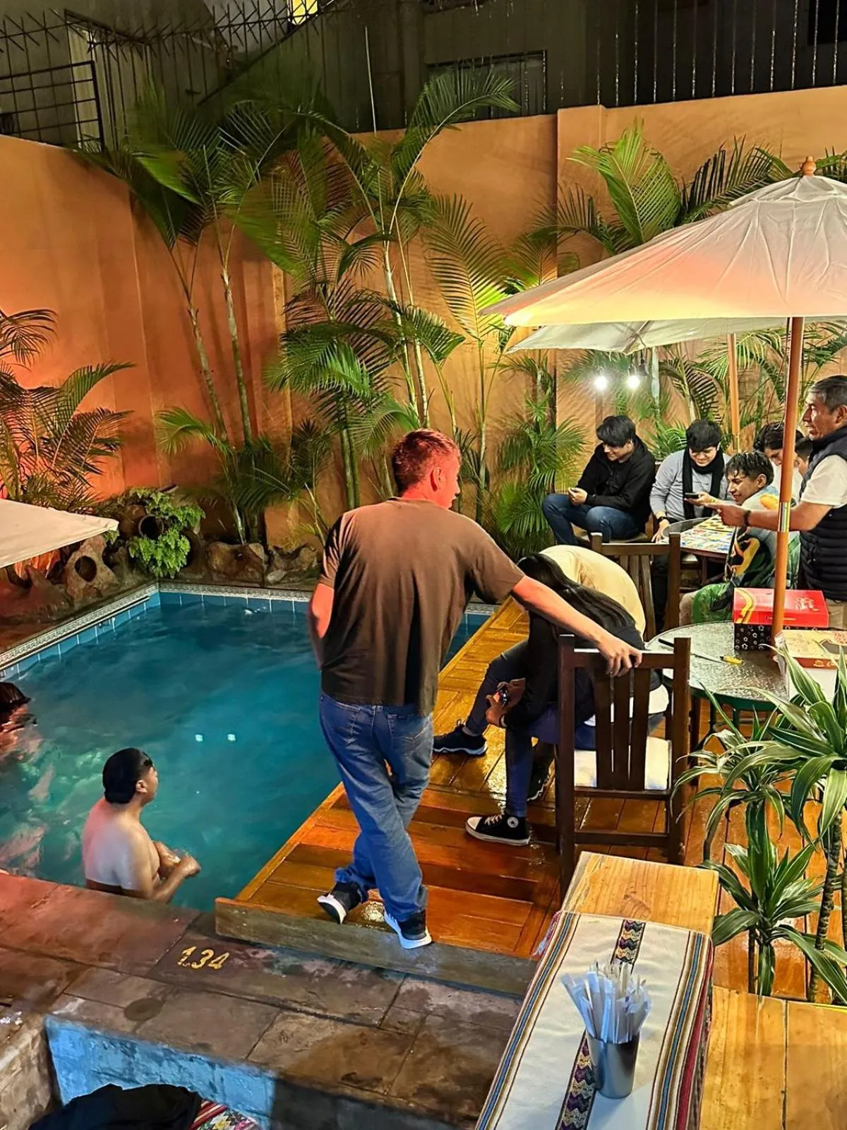 Swimming pool in Llaqta Wasi