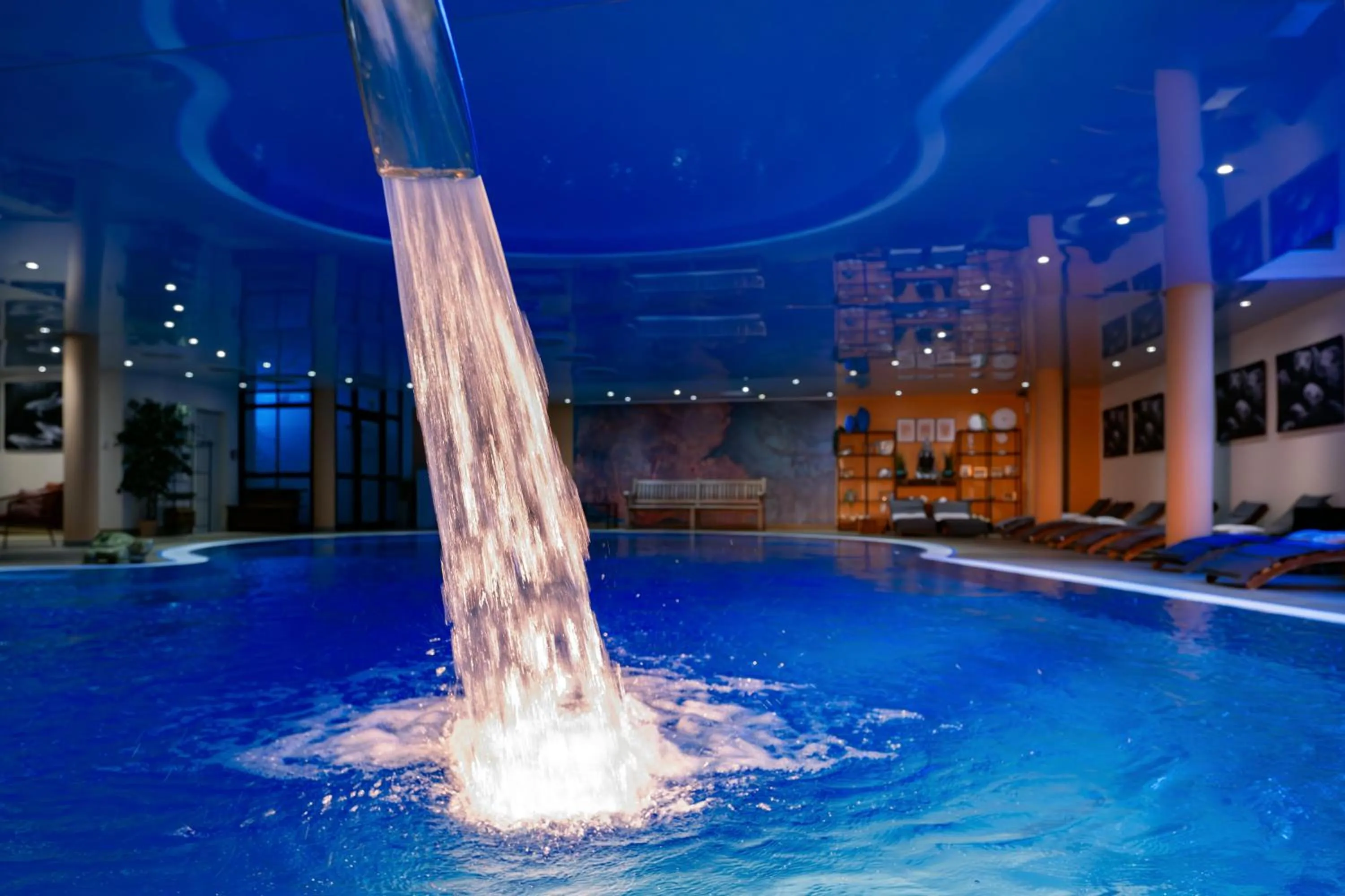 Swimming pool in Zeitgeist Rathen by STEIGER Hotels