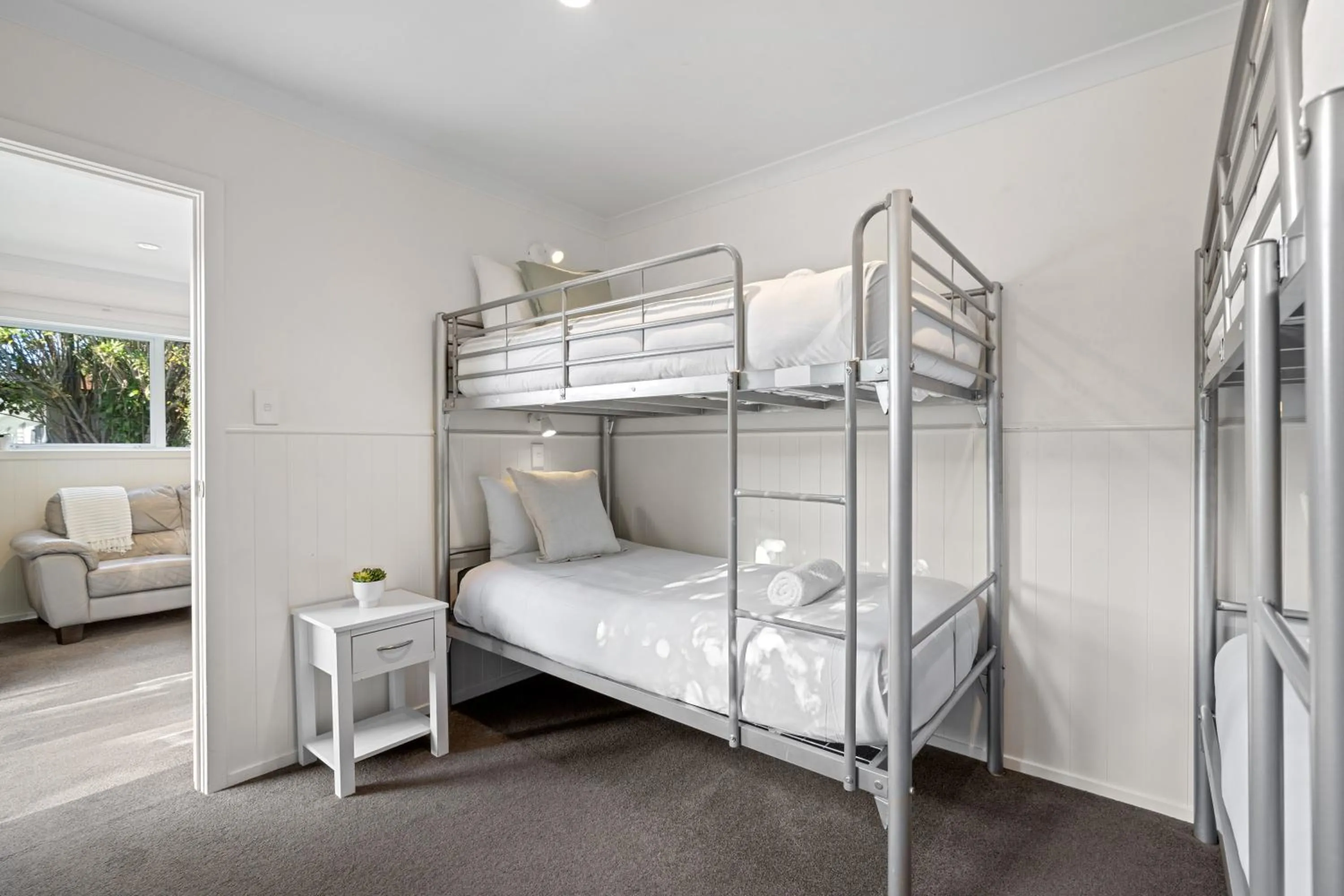 Bed in Tasman Holiday Parks Picton