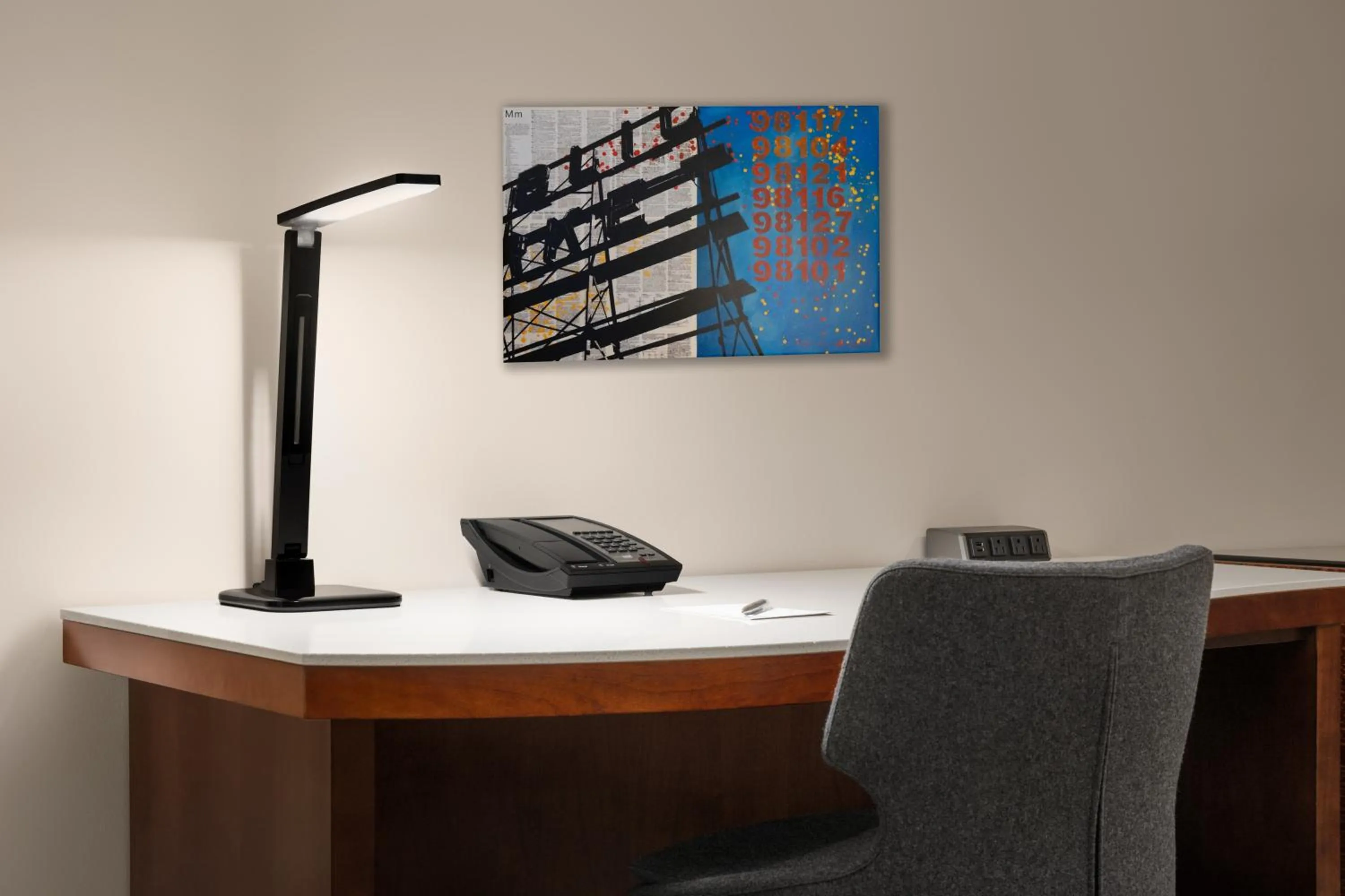 Seating area in Renaissance Seattle Hotel