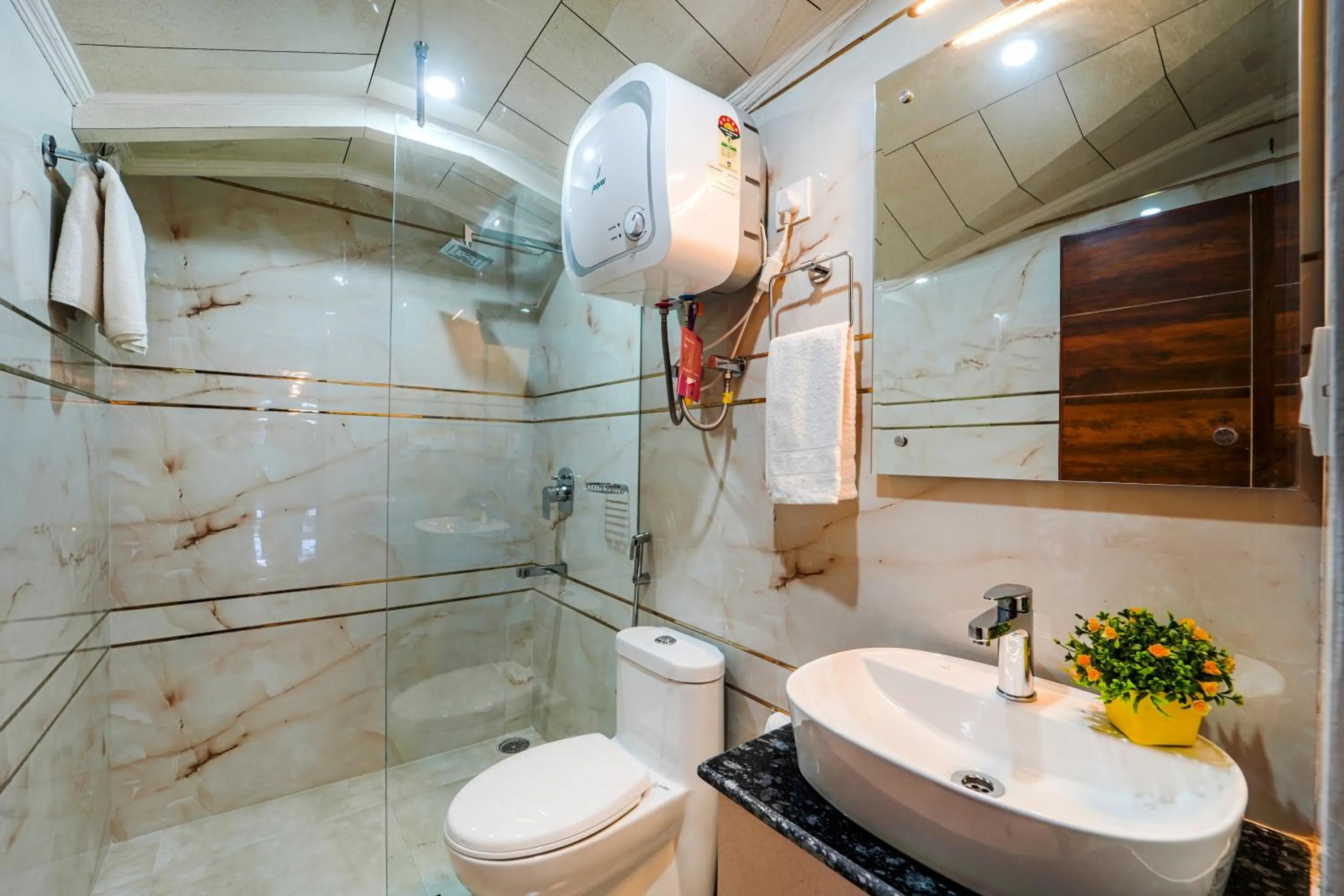 Bathroom in Singhs BnB by Lazy Getaways