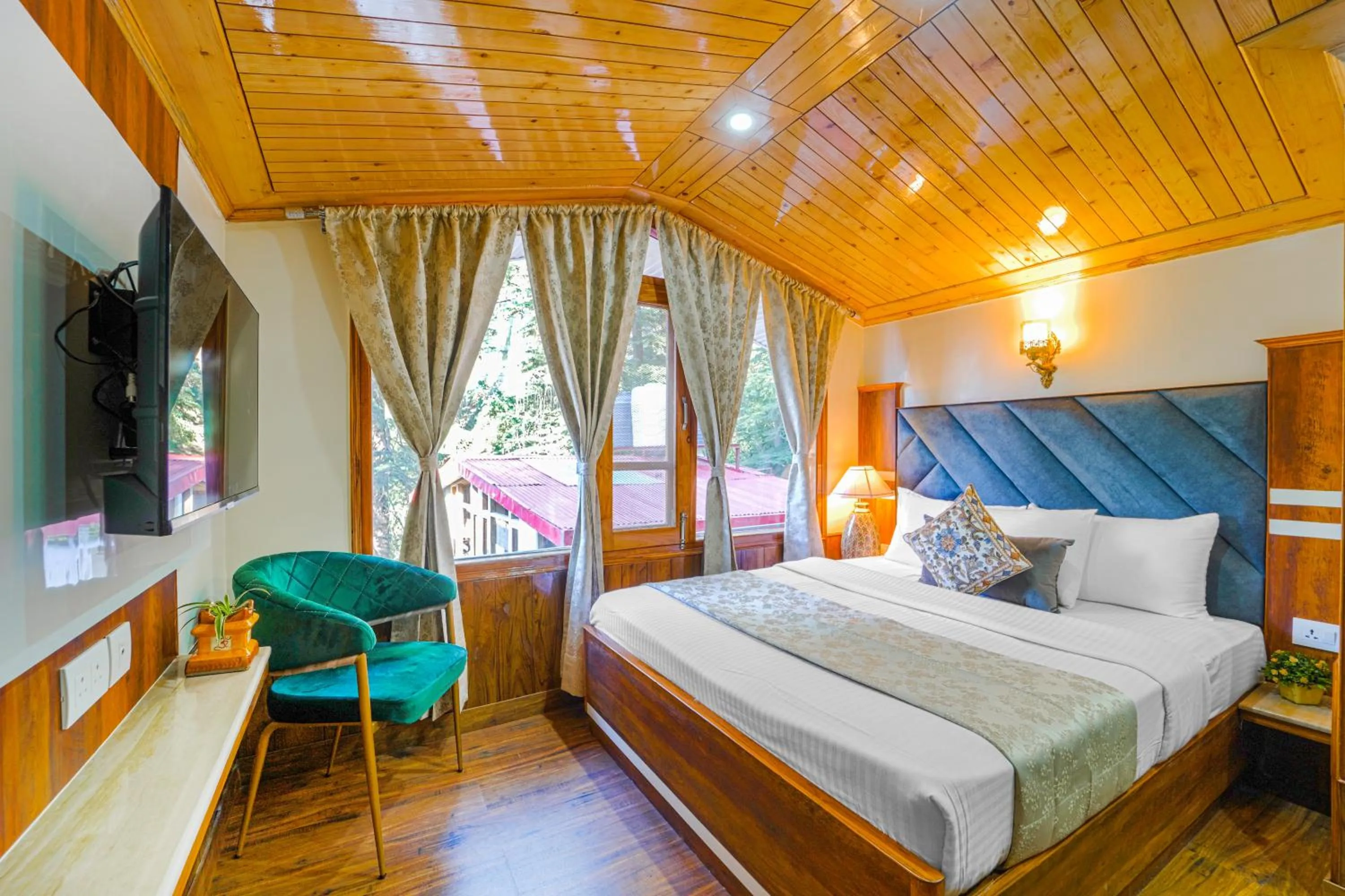 Bedroom, Bed in Singhs BnB by Lazy Getaways