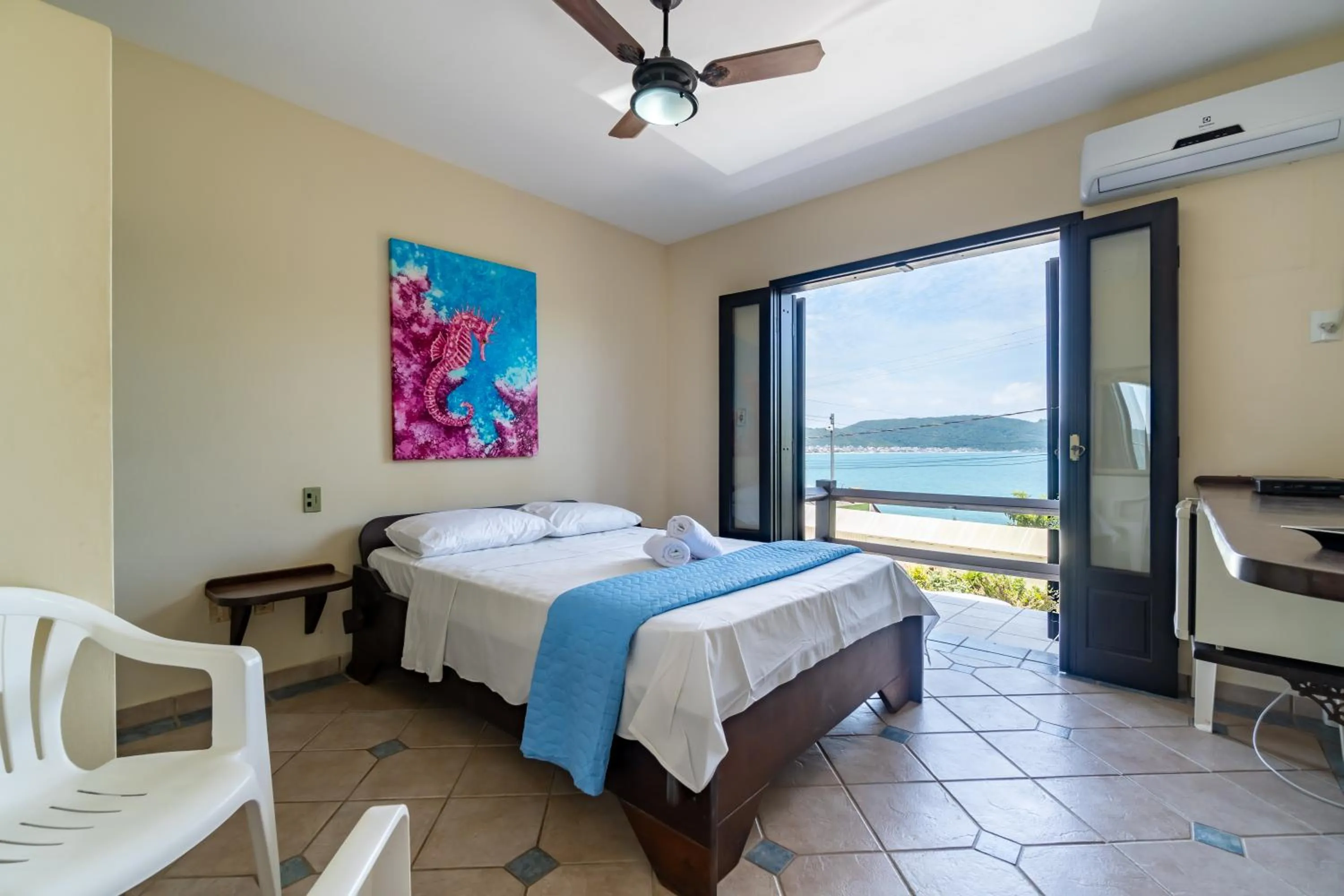 Bed in Pousada Caminho do Mar