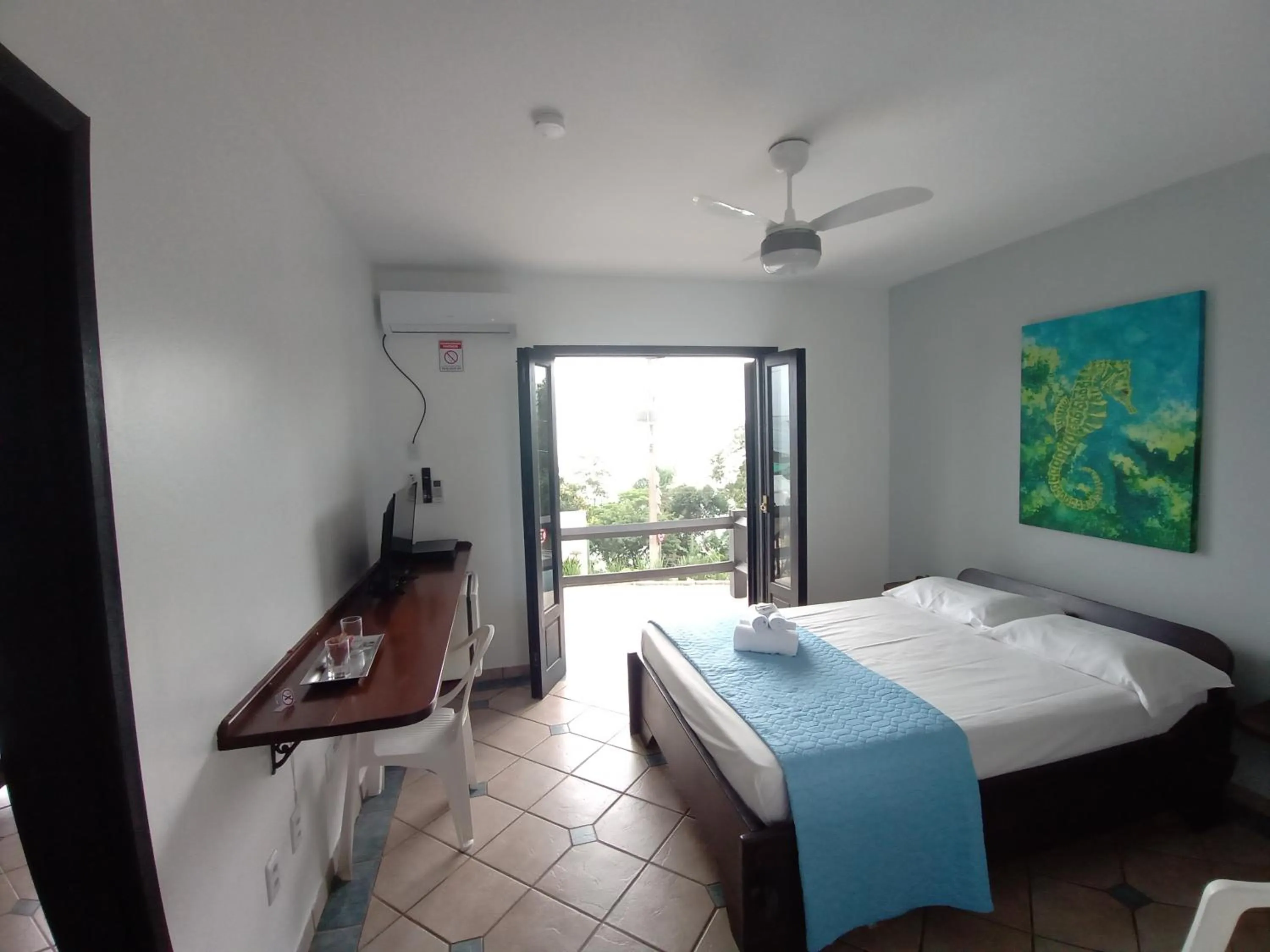 Bed in Pousada Caminho do Mar