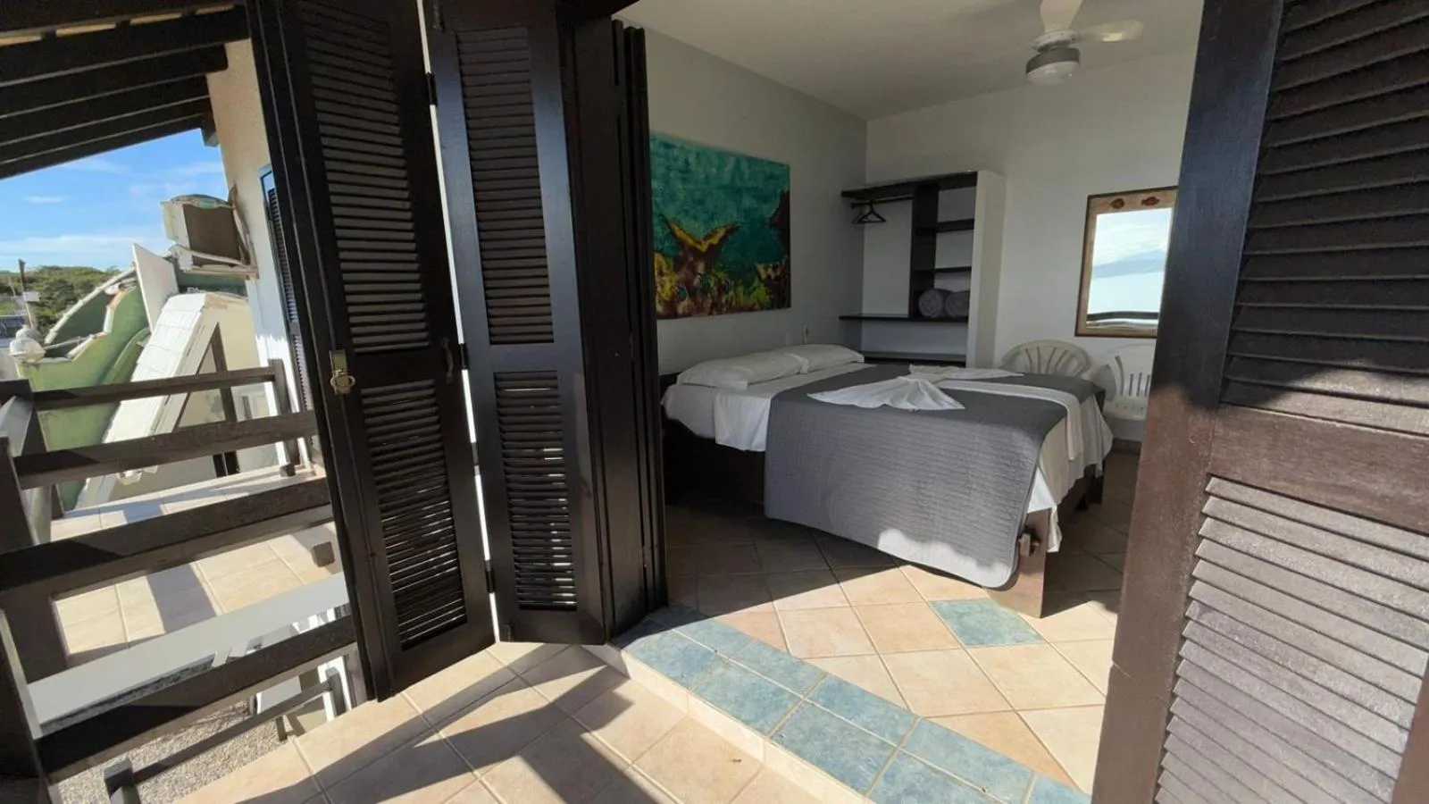 Bed in Pousada Caminho do Mar