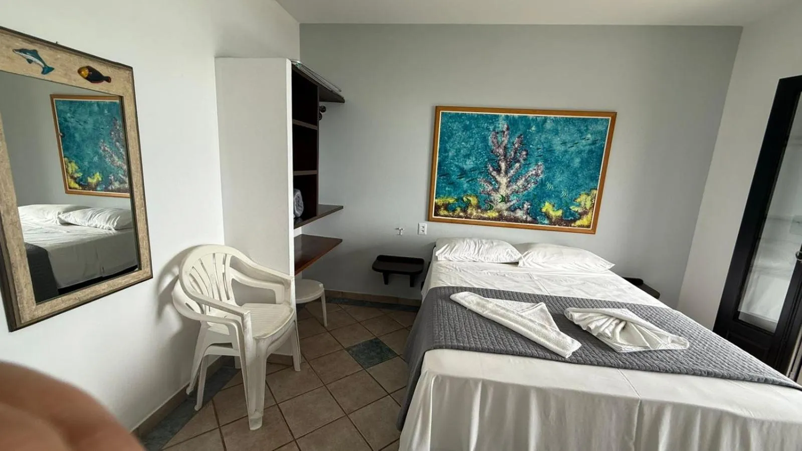 Bed in Pousada Caminho do Mar