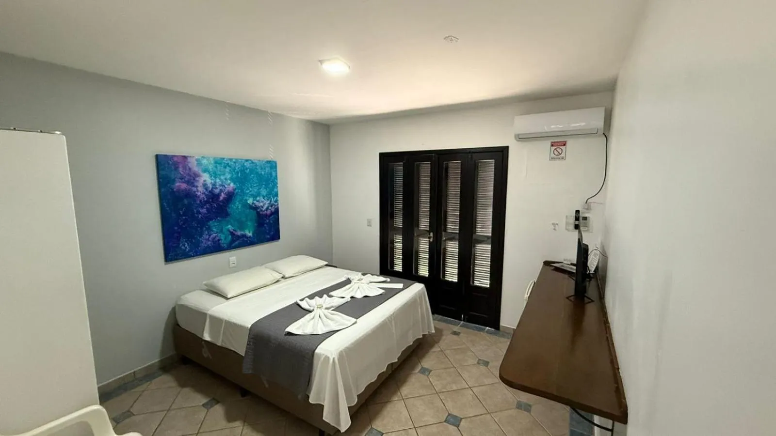 Bed in Pousada Caminho do Mar