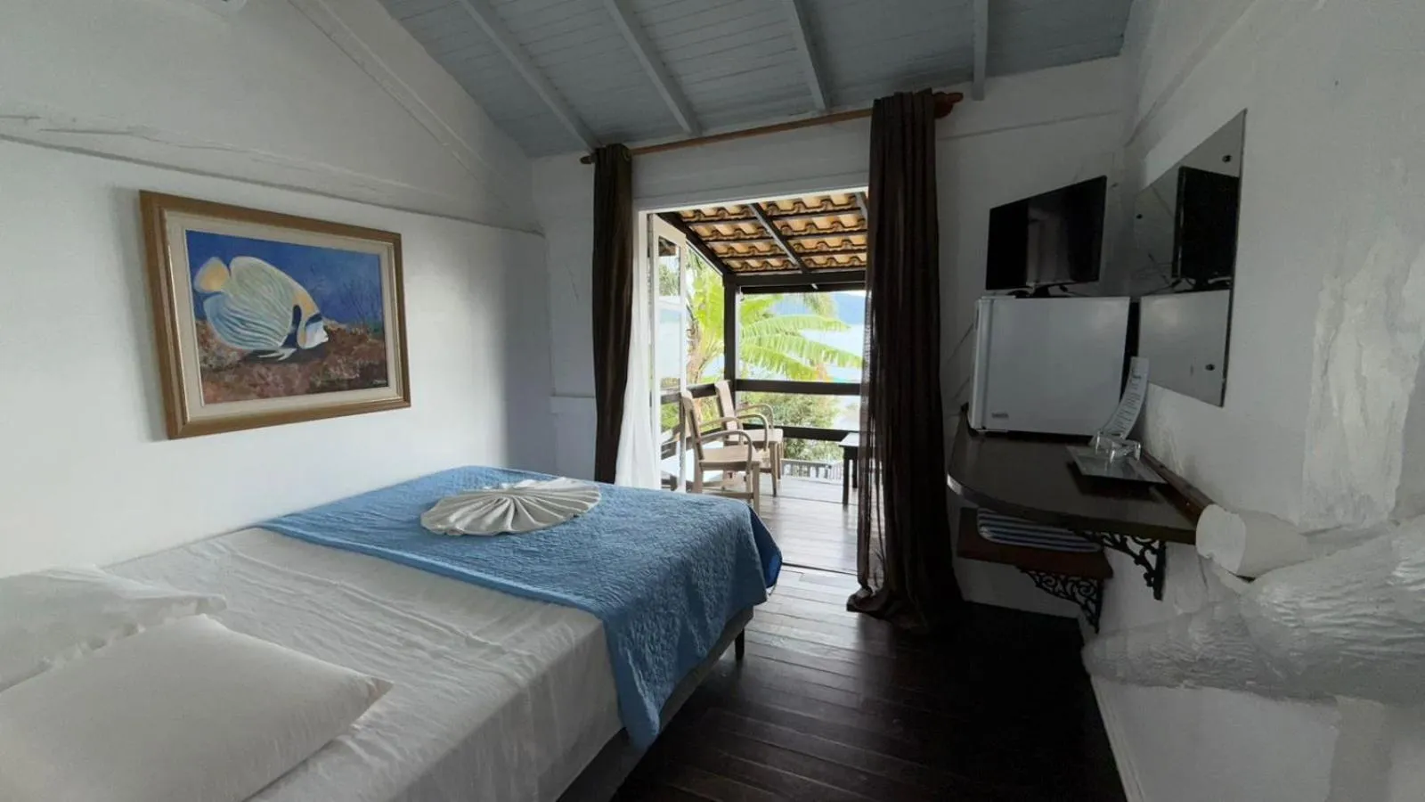 Bed in Pousada Caminho do Mar