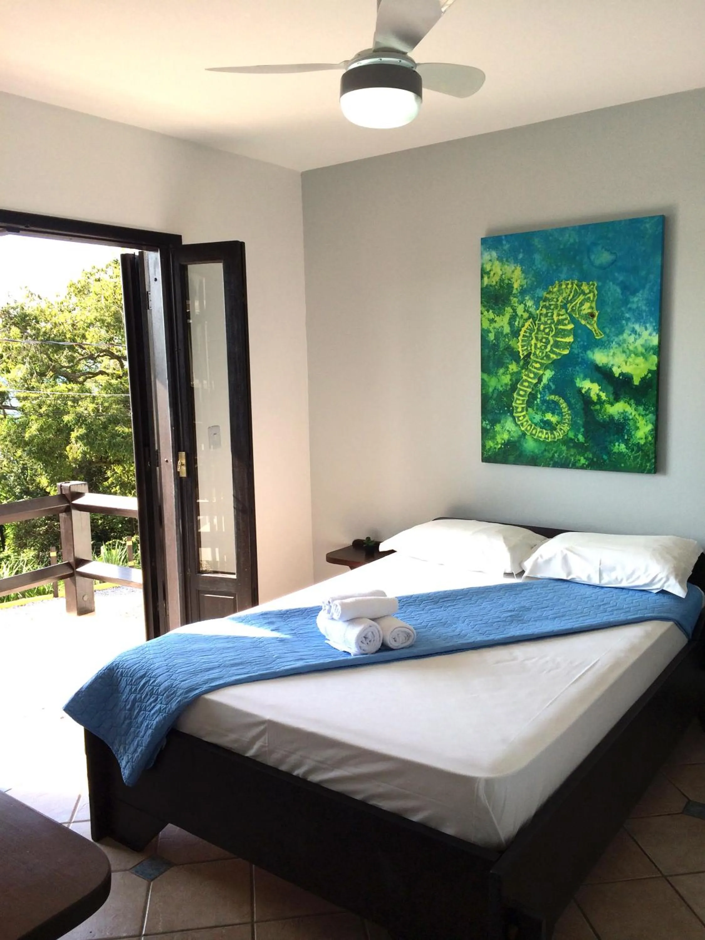 Bed in Pousada Caminho do Mar