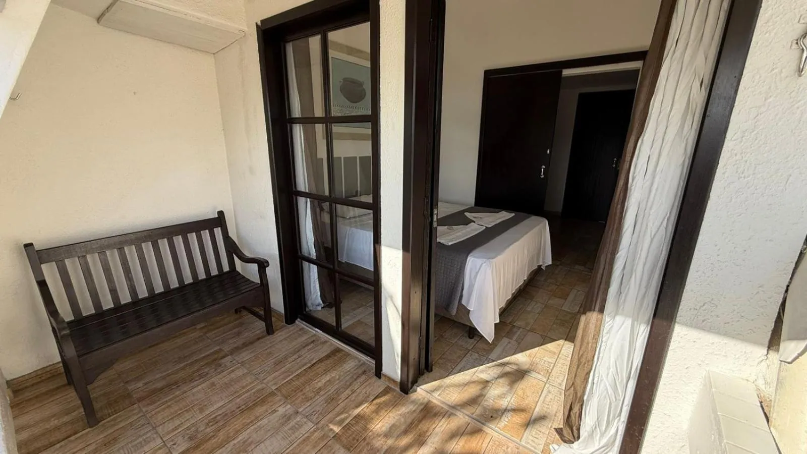 Bed in Pousada Caminho do Mar