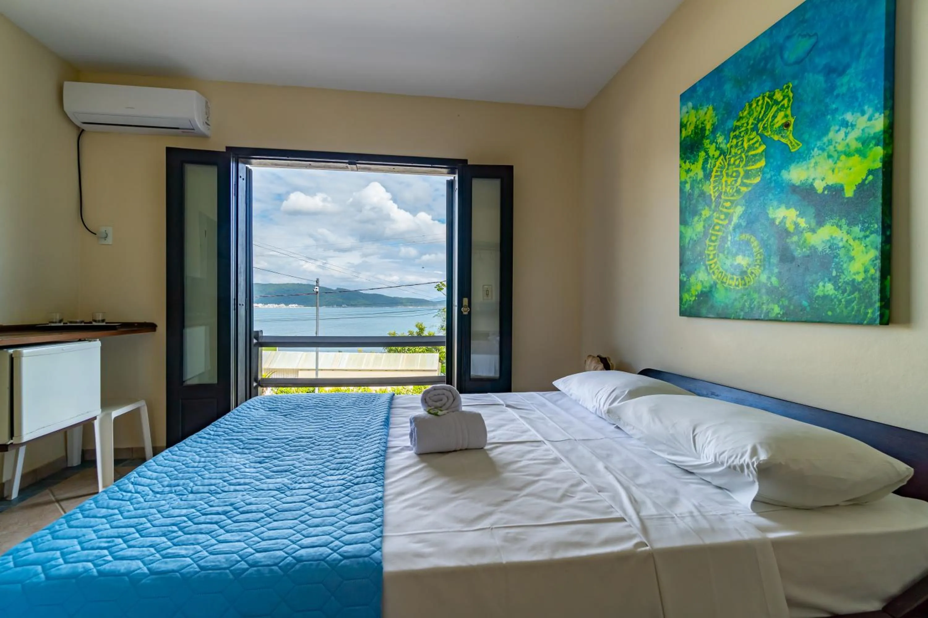 Natural landscape, Bed in Pousada Caminho do Mar