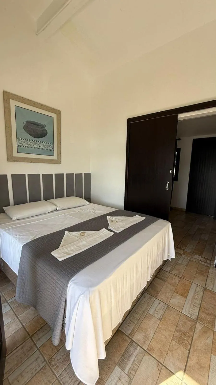 Bed in Pousada Caminho do Mar