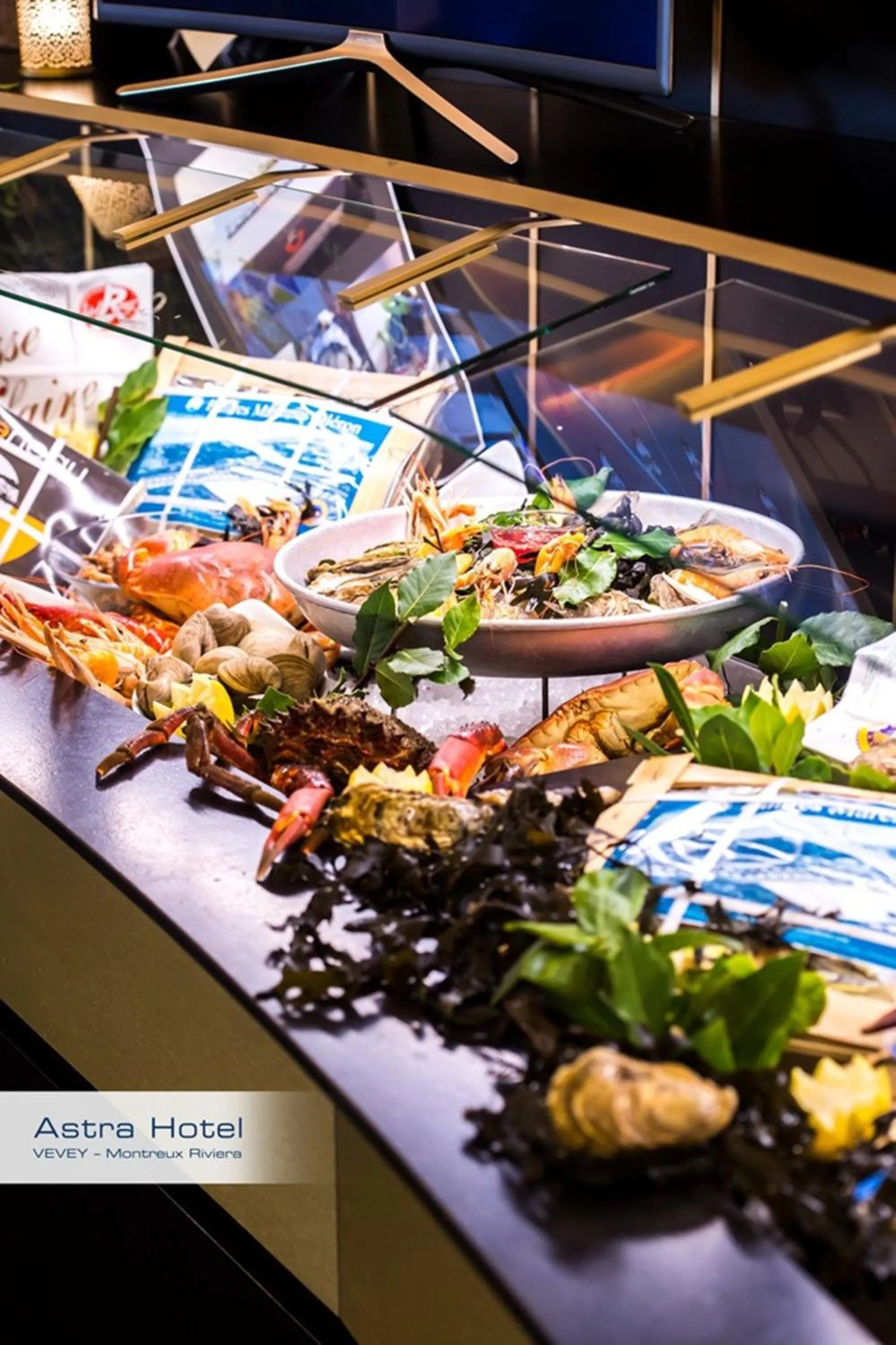 Food and drinks in Astra Vevey Hotel & Restaurant