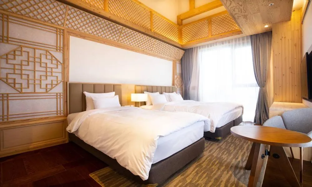 Bed in Jeonju Tourist Hotel kkotsim