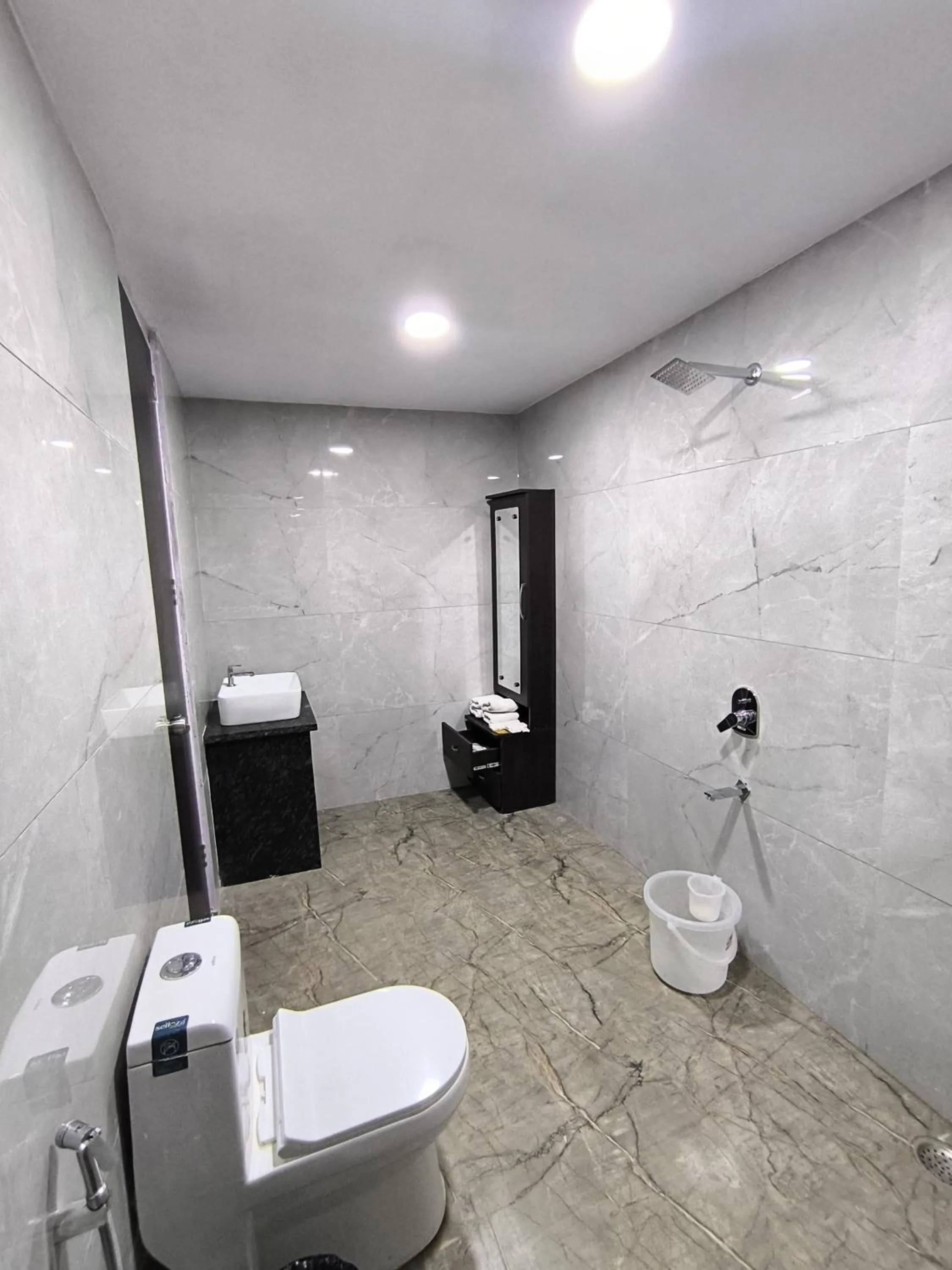 Toilet in Hotel Raha